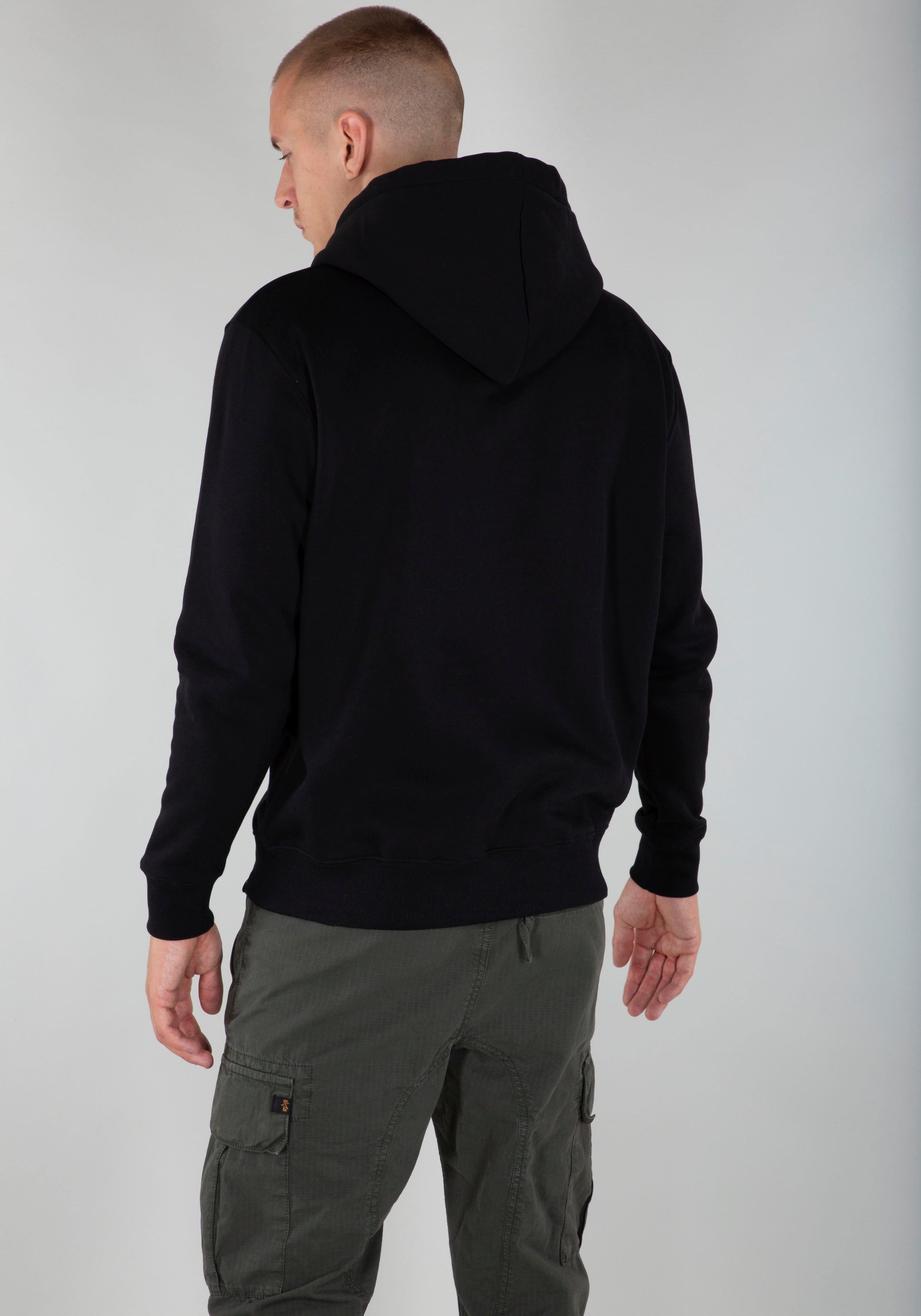 Kapuzensweatshirt Industries Alpha black/white