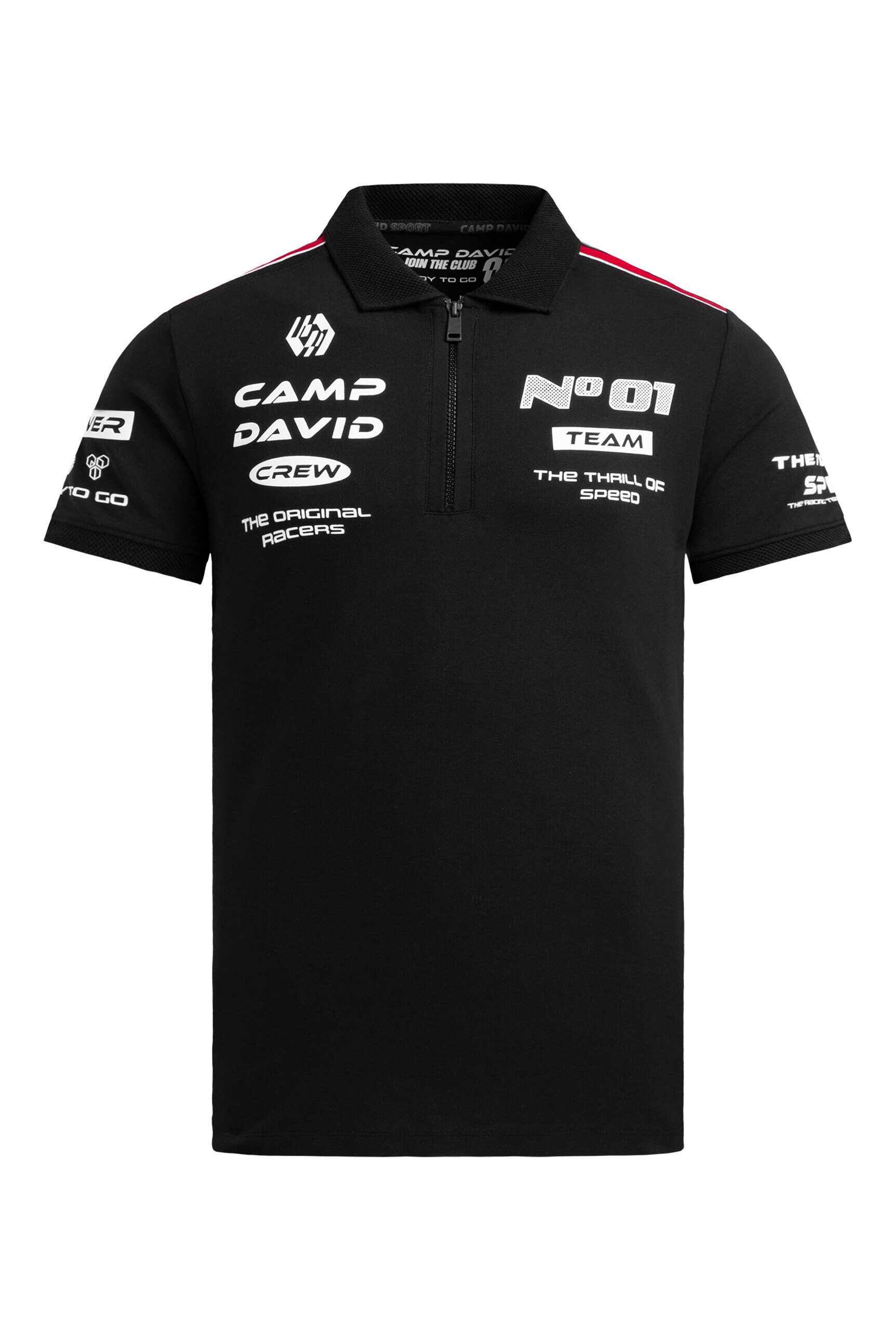 CAMP DAVID Poloshirt mit Baumwolle günstig online kaufen