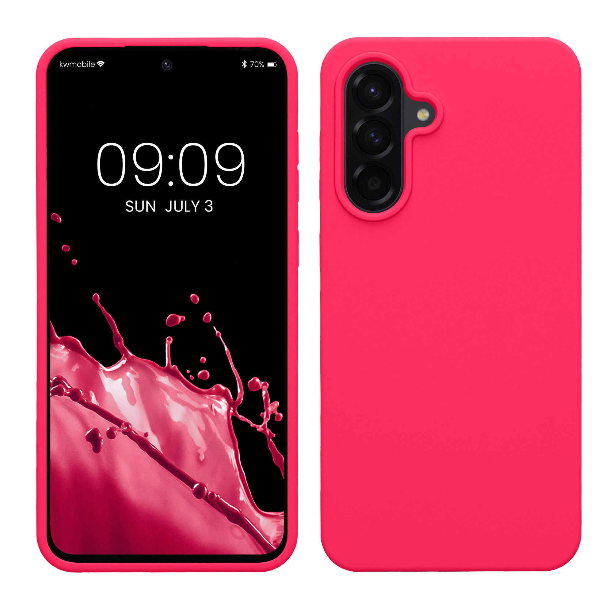 kwmobile Handyhülle Handyhülle für Samsung Galaxy A56 5G Hülle, Weiches Handy Silikon Case - Schutzhülle Cover