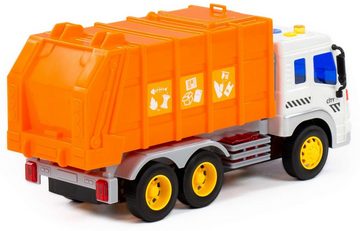 Polesie Spielzeug-Müllwagen LKW Spielzeug CITY Schwungrad mit Licht Sound