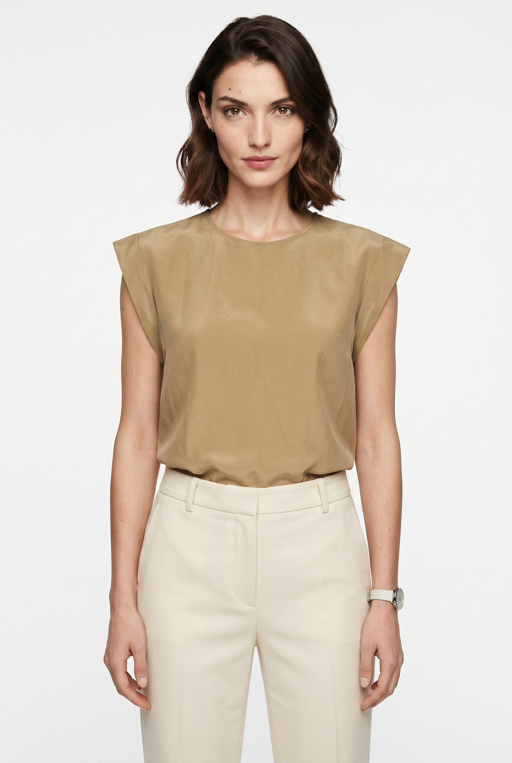 BOSS ORANGE Shirtbluse Irnette Premium Damenmode mit Ärmelaufschlag
