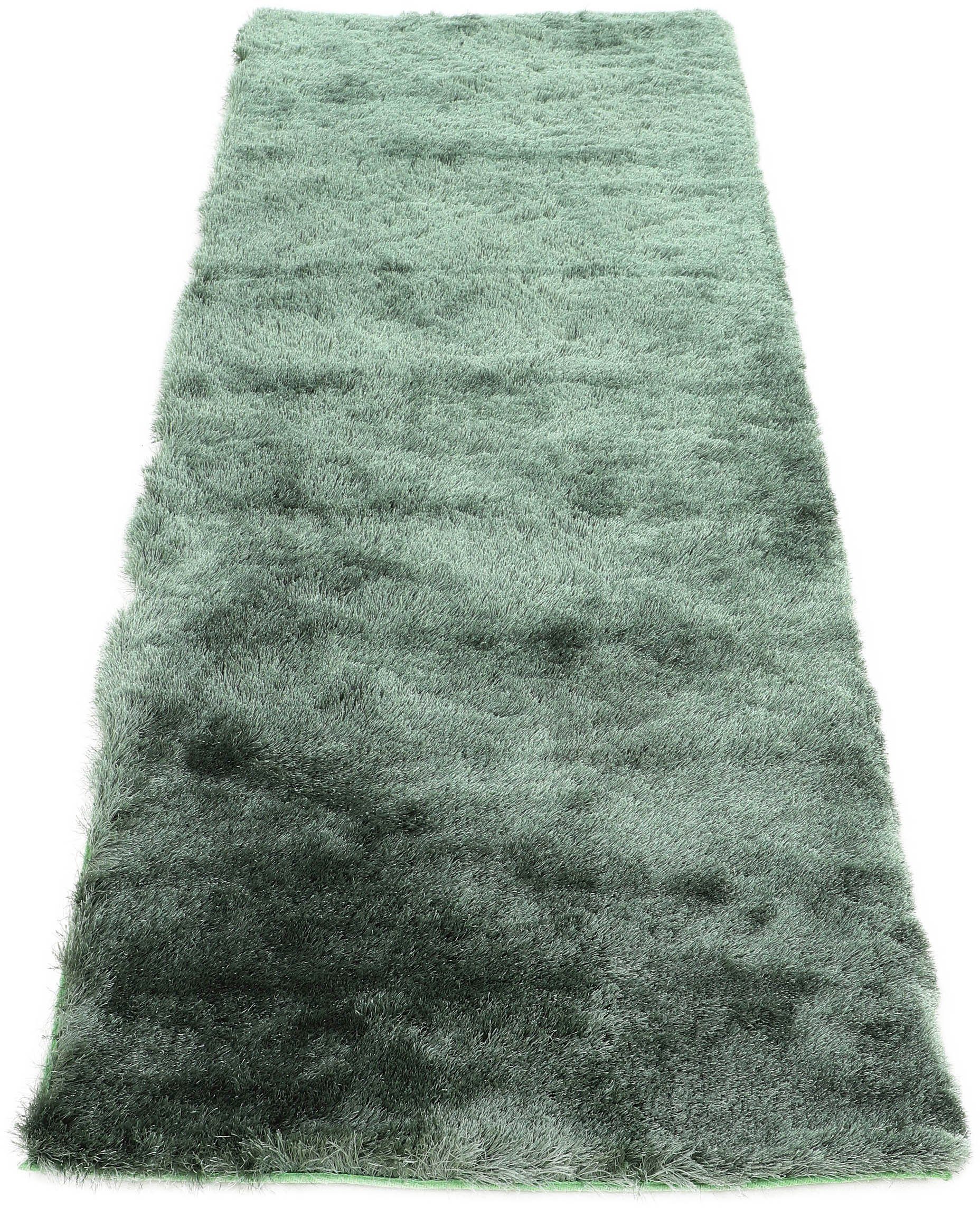 carpetfine Hochflor-Teppich Breeze, rechteckig, Höhe: 45 mm, besonders weich mit leichtem Glanz Garn, Wohnzimmer