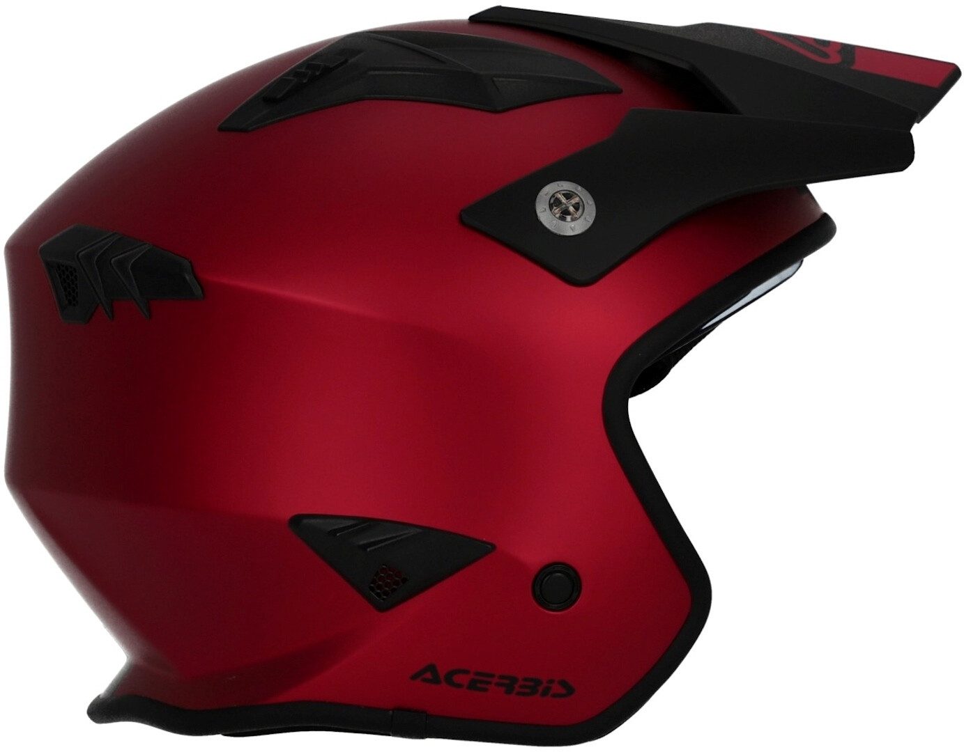 Acerbis Motorradhelm Aria Metallic Jethelm, Integriertes Sonnenvisier