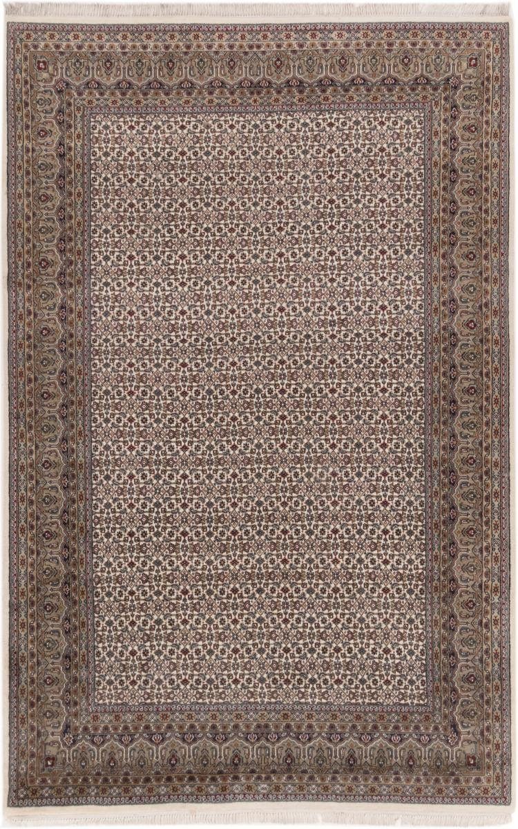 Orientteppich Indo Täbriz 196x301 Handgeknüpfter Orientteppich, Nain Trading, rechteckig, Höhe: 12 mm
