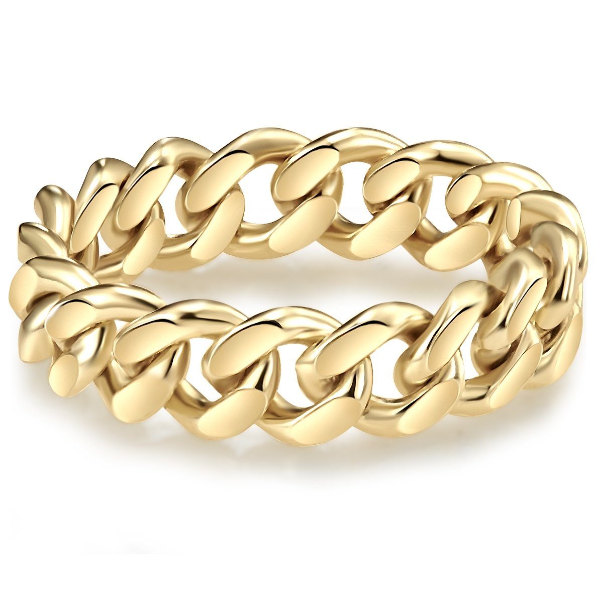 Silberring gelbgold