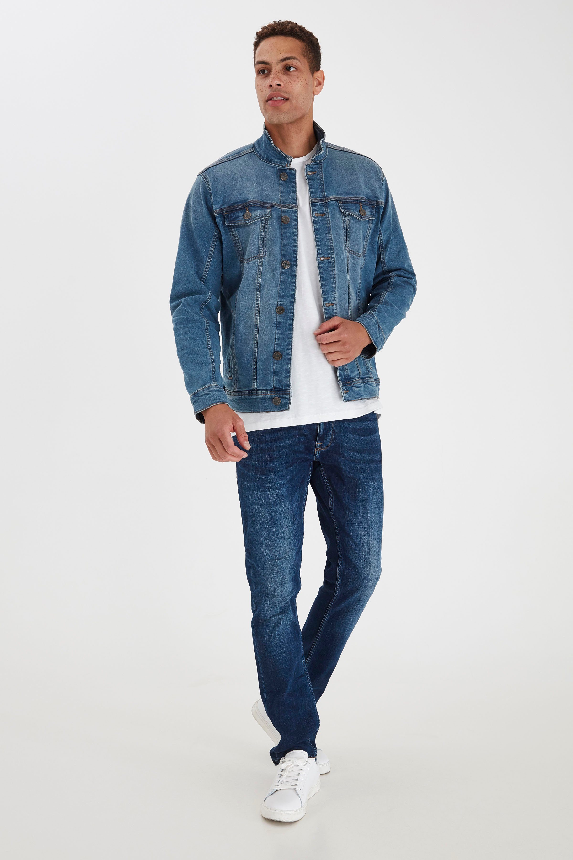 Blend Jeansjacke mid-blue washed BHNARIL