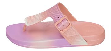 Fitflop iQUSHION IRIDESCENT ADJ BUCKLE Zehentrenner urban white