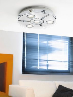 EGLO LED Deckenleuchte, Leuchtmittel inklusive, Warmweiß, 12 Watt LED Deckenleuchte Deckenlampe Zimmerlampe Beleuchtung