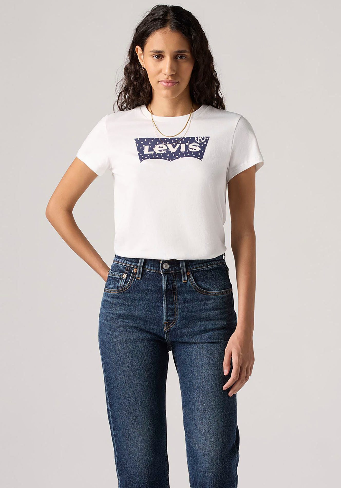 Levi's® T-Shirt THE PERFECT TEE WHITES mit Logoprint günstig online kaufen