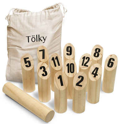 Toyfel Spiel, Tölky, Outdoor Holz-Wurfspiel aus Finnland