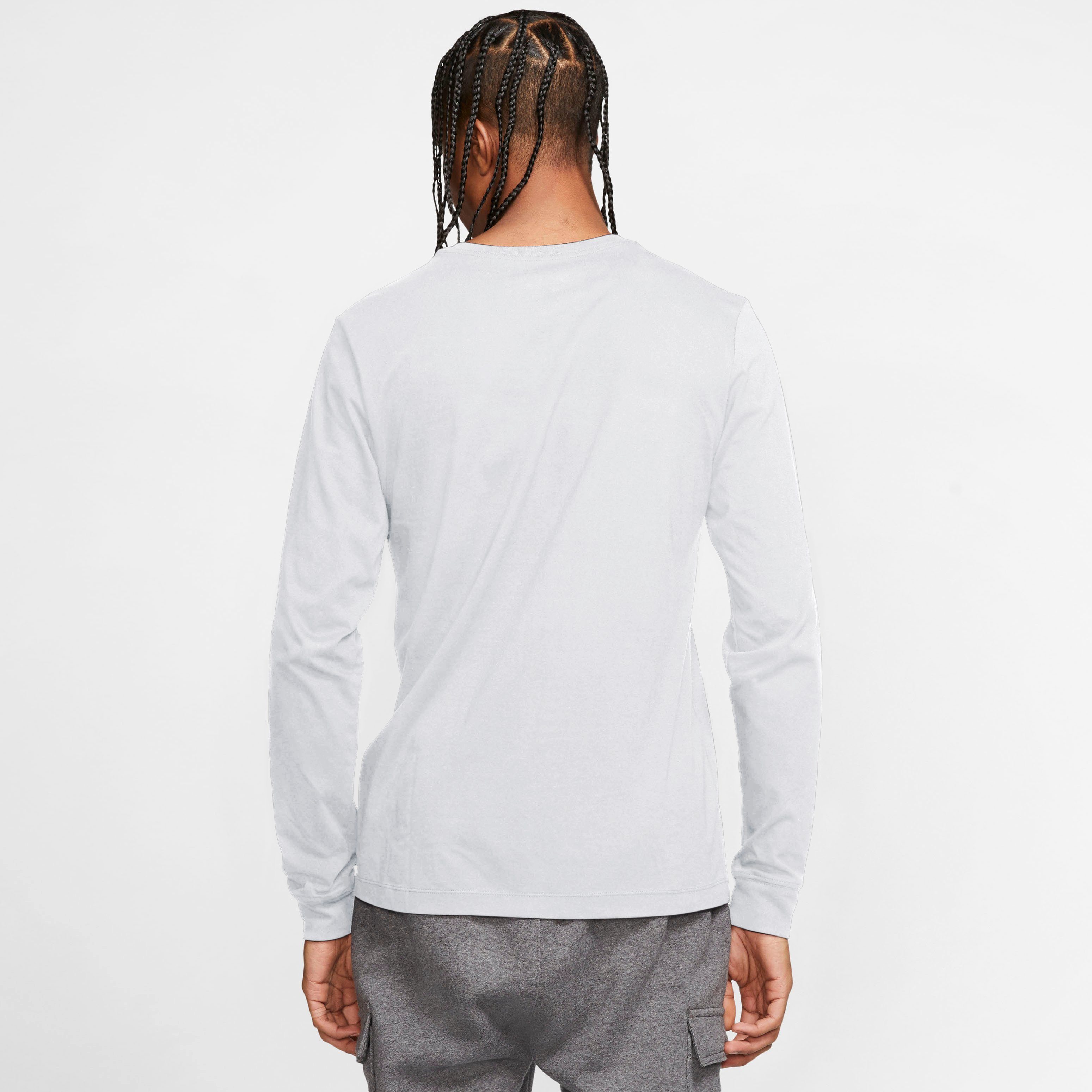 Nike Sportswear Langarmshirt MEN'S LONG-SLEEVE T-SHIRT weiß