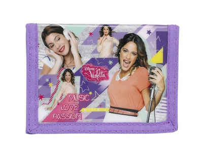Violetta Mini Bag Disney Violetta - Geldbörse, 12,5 x 9,5 cm (Klettverschluss, Mädchen), Geringes-Gewicht