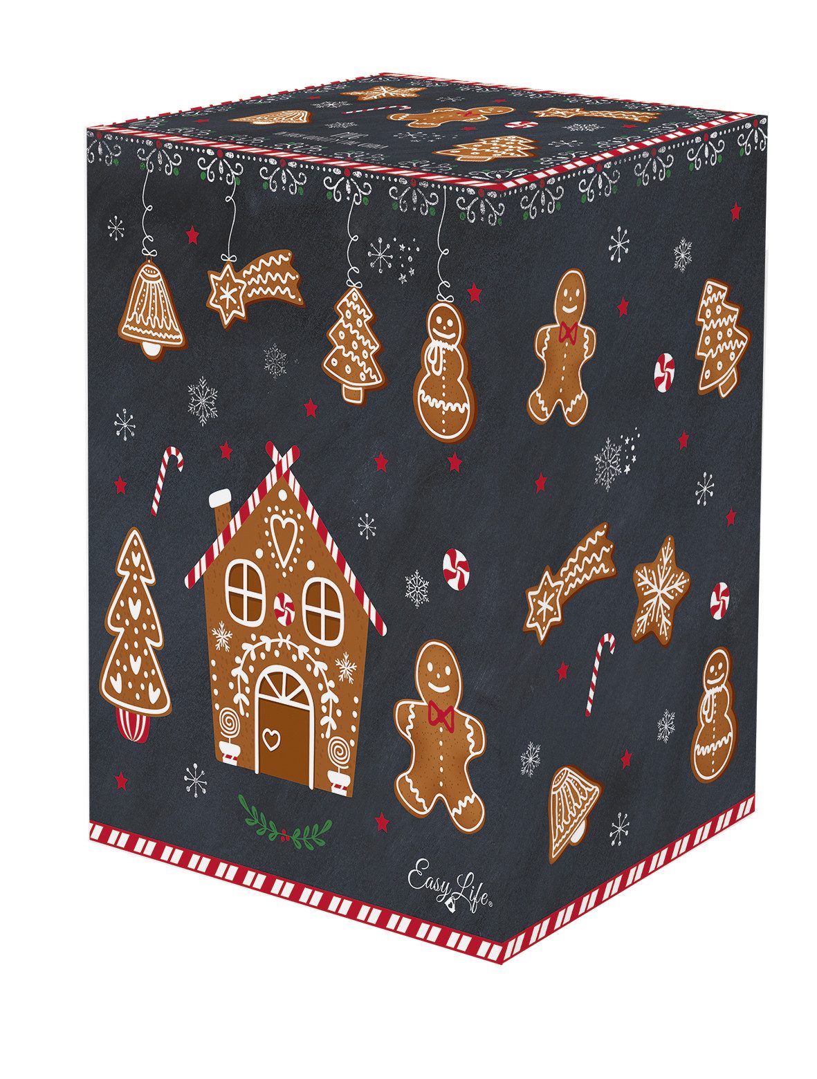 EasyLife Tasse Gingerbread, Porzellan, Spülmaschinengeeignet, Mehrfarbig, Lebkuchenmann, H: 16.5cm