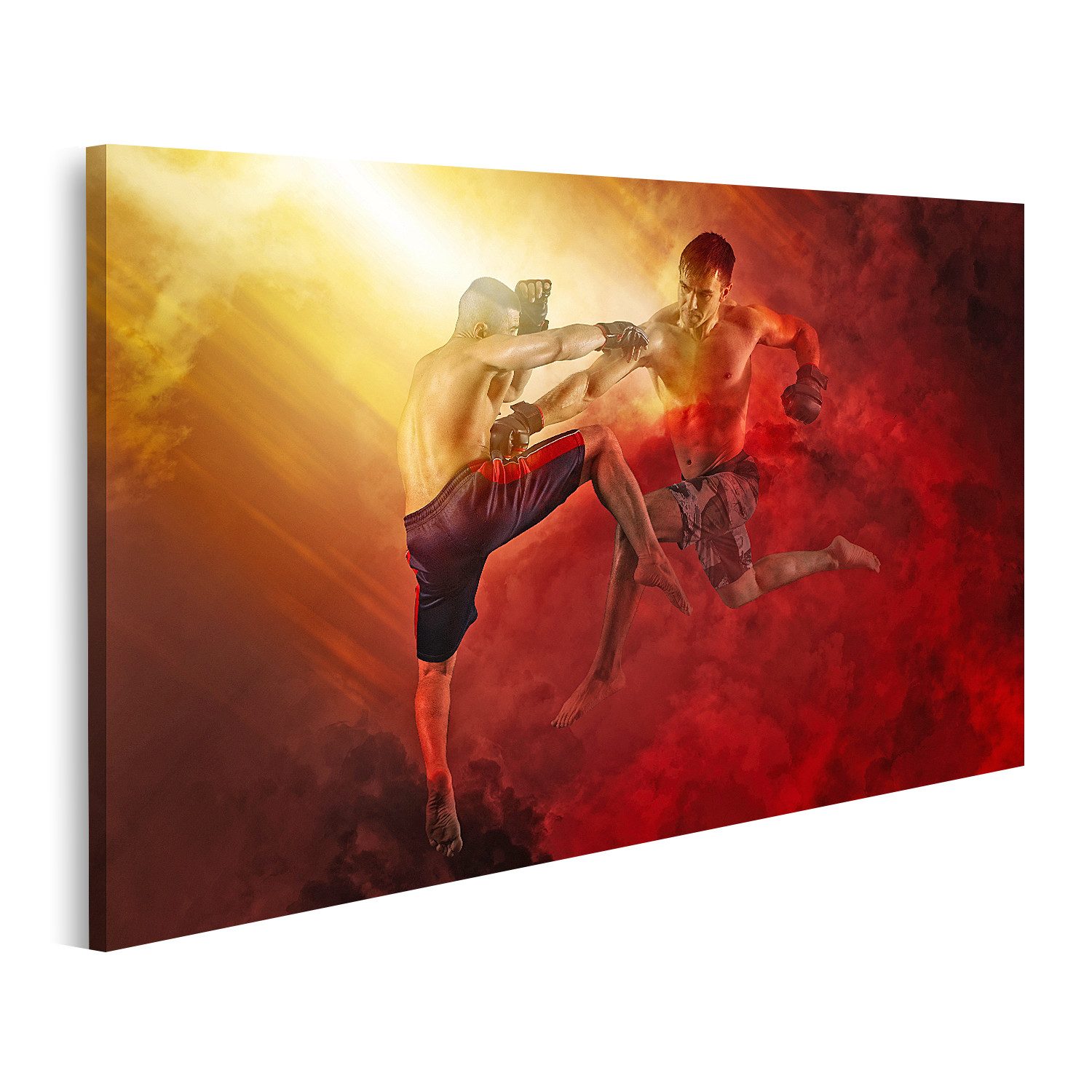 islandburner Leinwandbild Mma Boxer Kämpfer Kämpfe Kämpfe Regeln Mma Boxer Kämpfer Käm Bilder