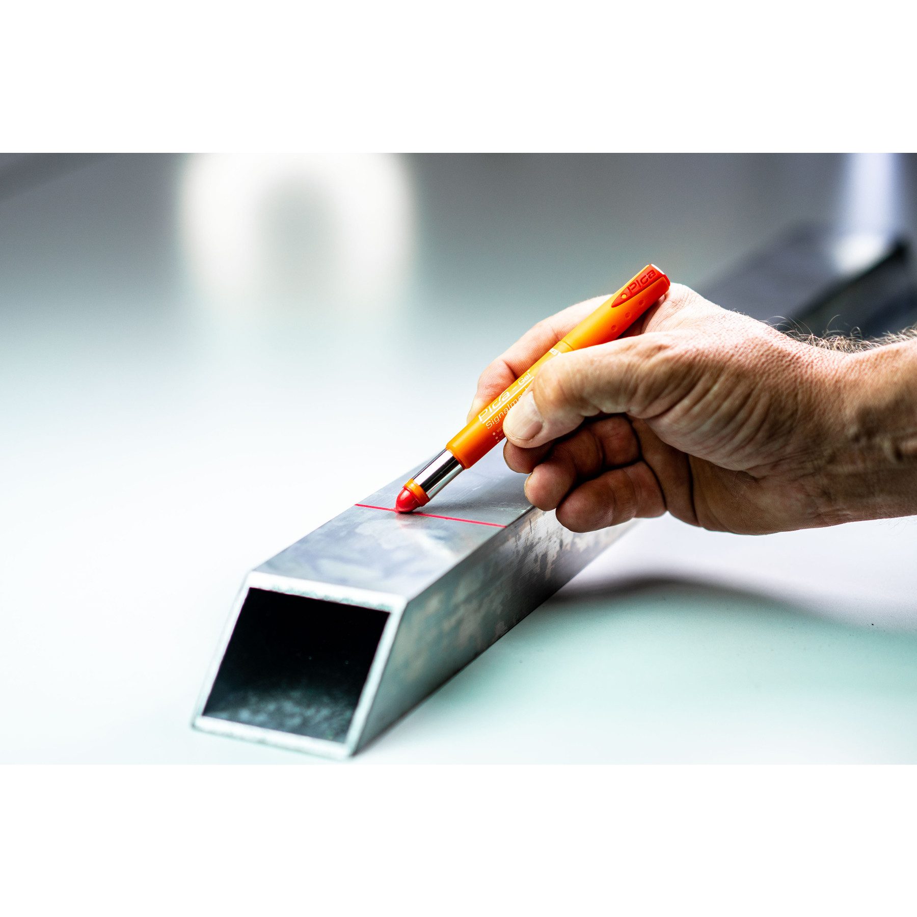 Pica Permanentmarker PICA Gel Signalmarker, 8080/SB, weiß