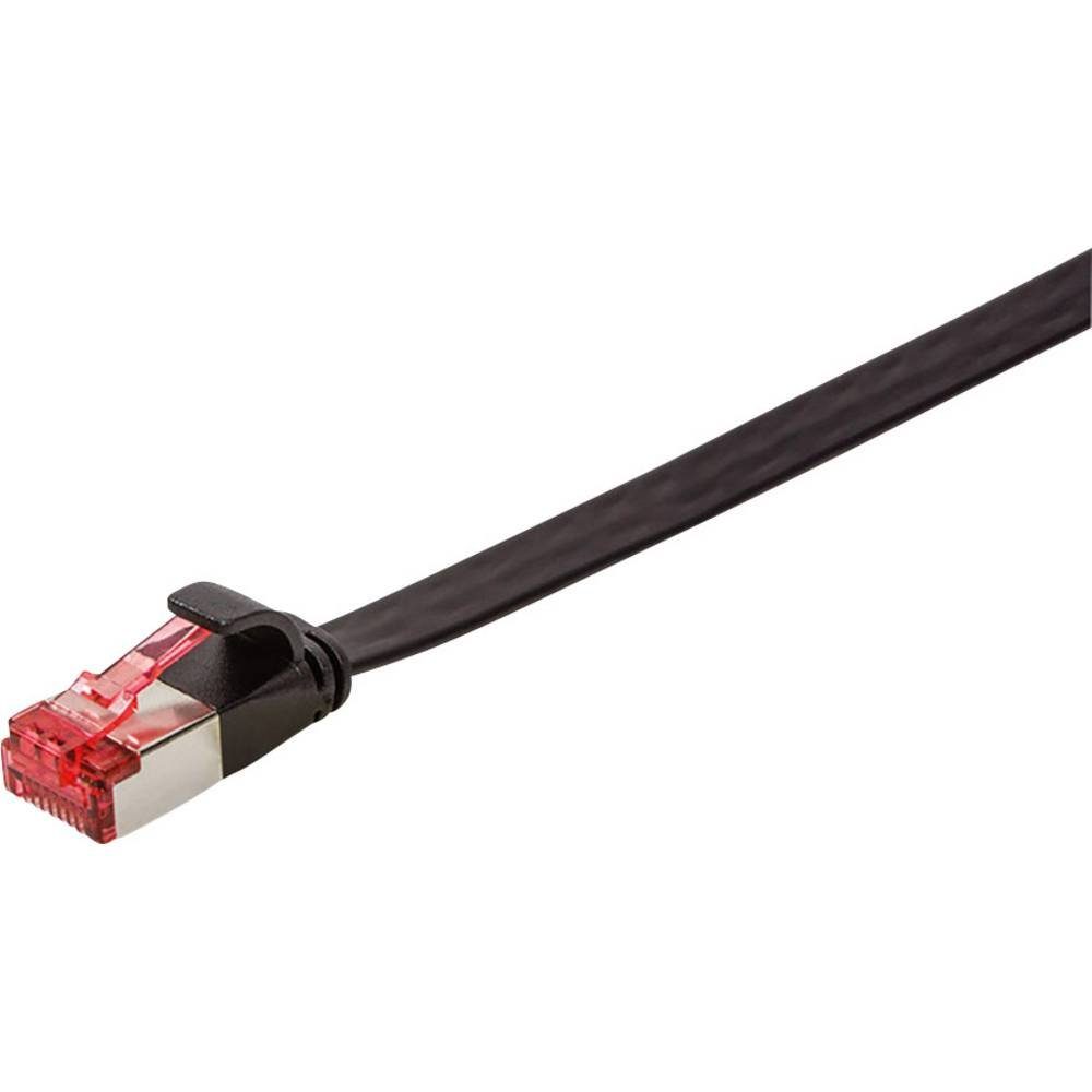 Geschirmt LAN-Kabel Flach ® Patchkabel (PIMF) LogiLink Cat.6