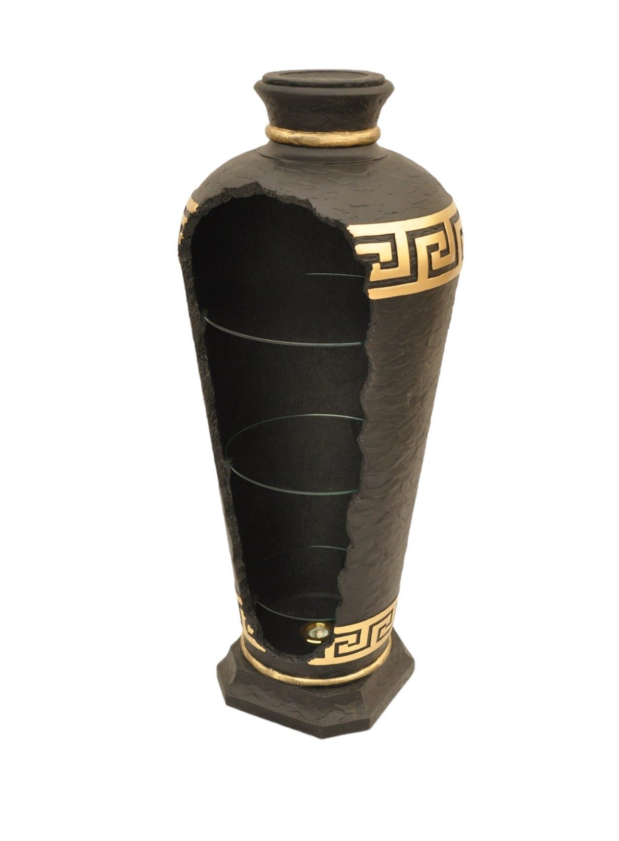Schatzkiste1 Standvitrine Bar Vitrine Amphore Vase (Barvitrine) Höhe 130cm Barvitrine