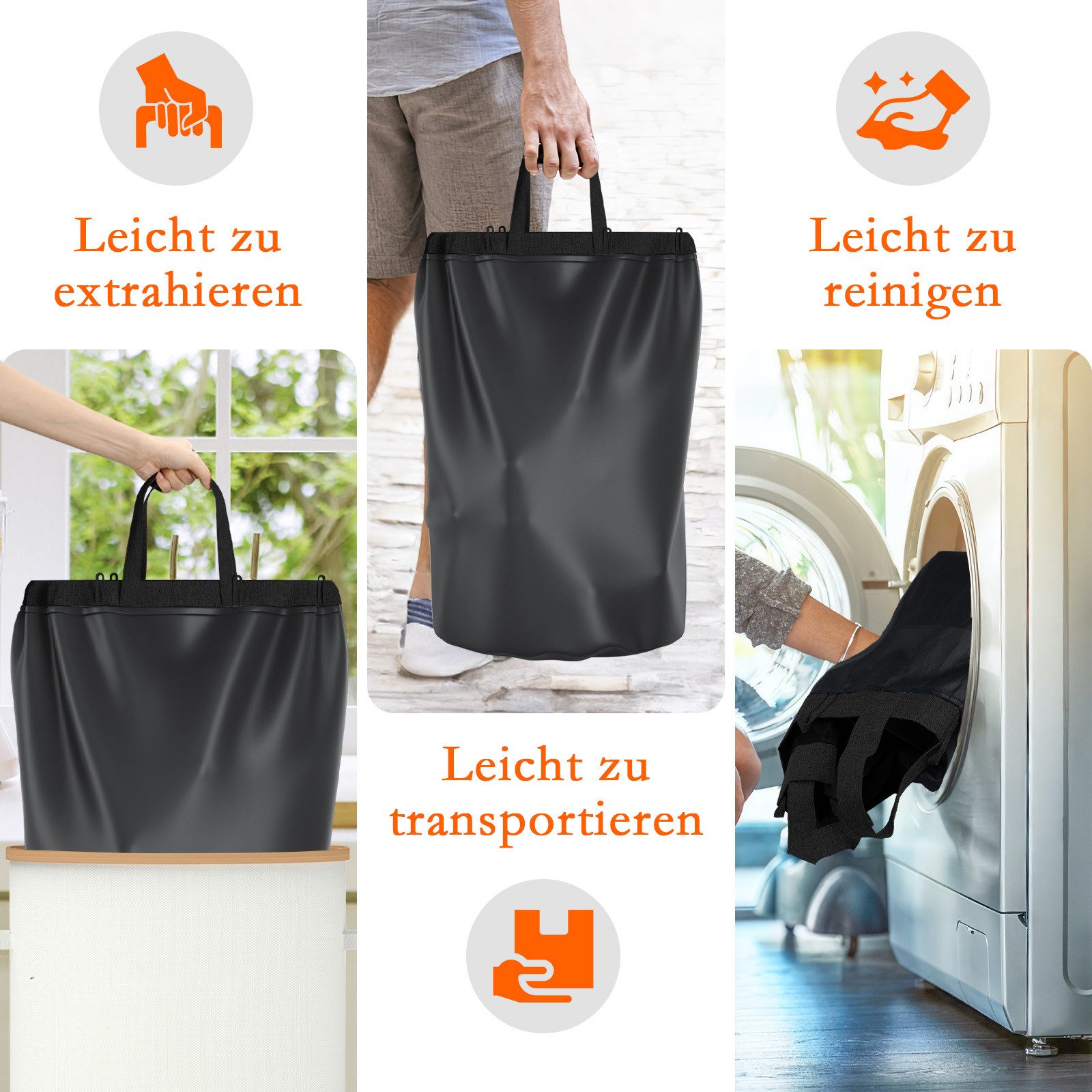 skelo Flaschenkorb Pfandflaschen Sammelbehälter mit Deckel 100L Flaschensam günstig online kaufen