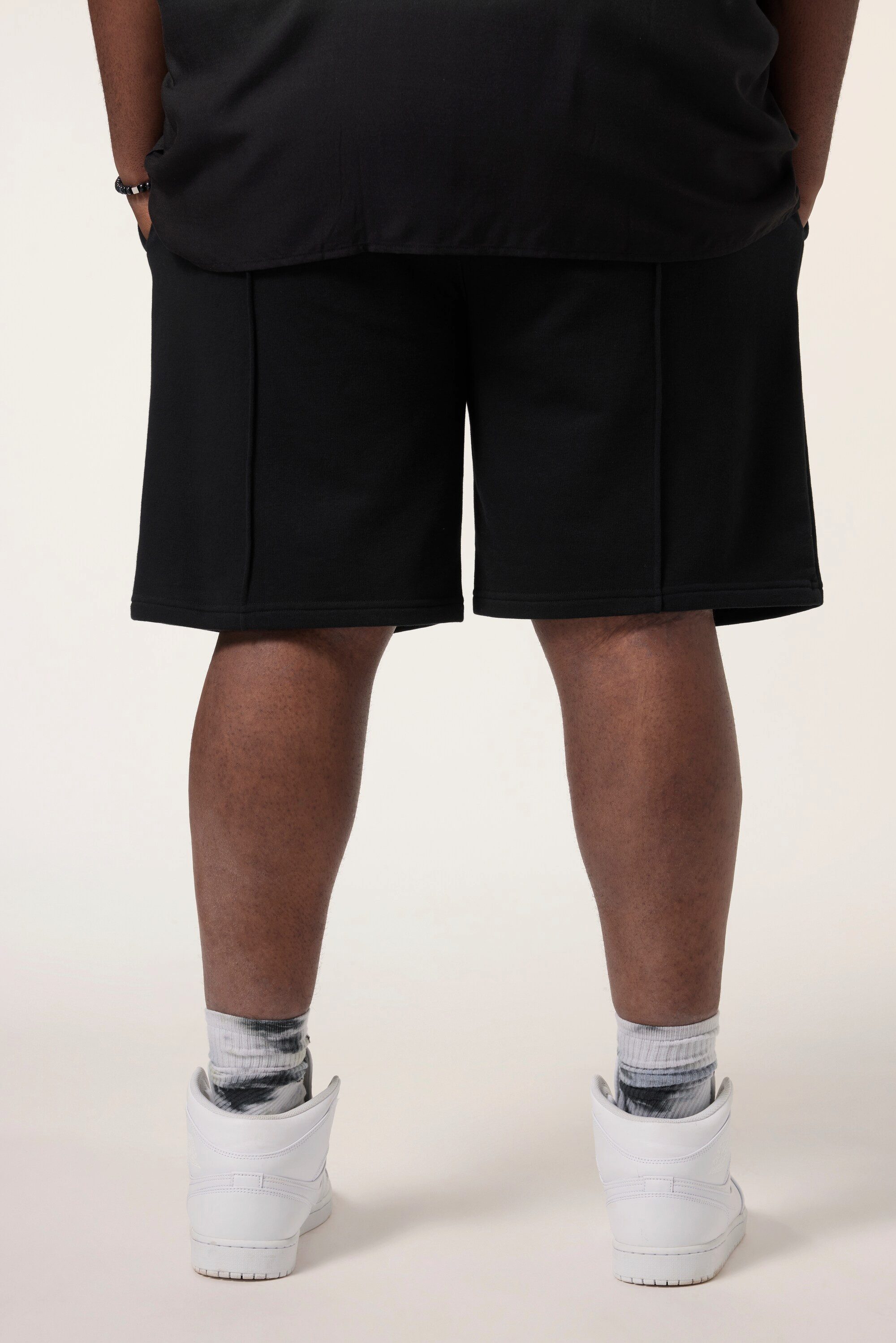 STHUGE Bermudas Sweatbermuda Elastikbund Naht auf dem Bein