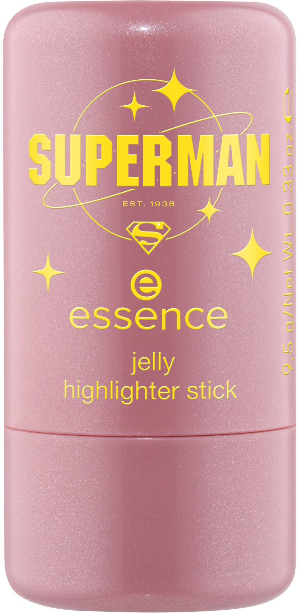 Essence Highlighter Superman jelly highlighter stick, 3-tlg., 04849, Geleeartige Textur mit Kühleffekt, wässrige Formel, natürlicher Glow.