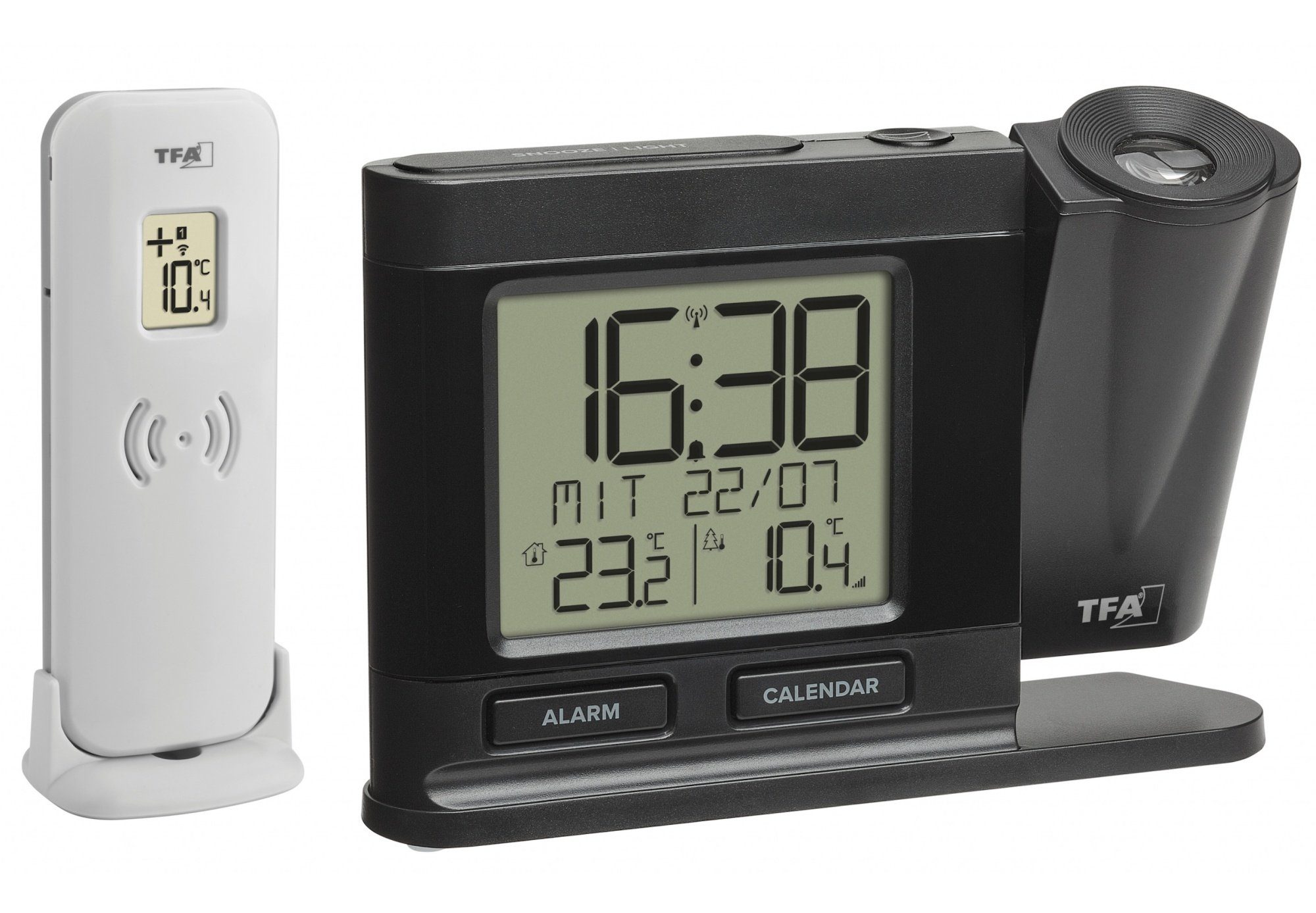 TFA Dostmann Projektionswecker Funk-Projektionswecker TFA 60.5018.01 Innen- günstig online kaufen