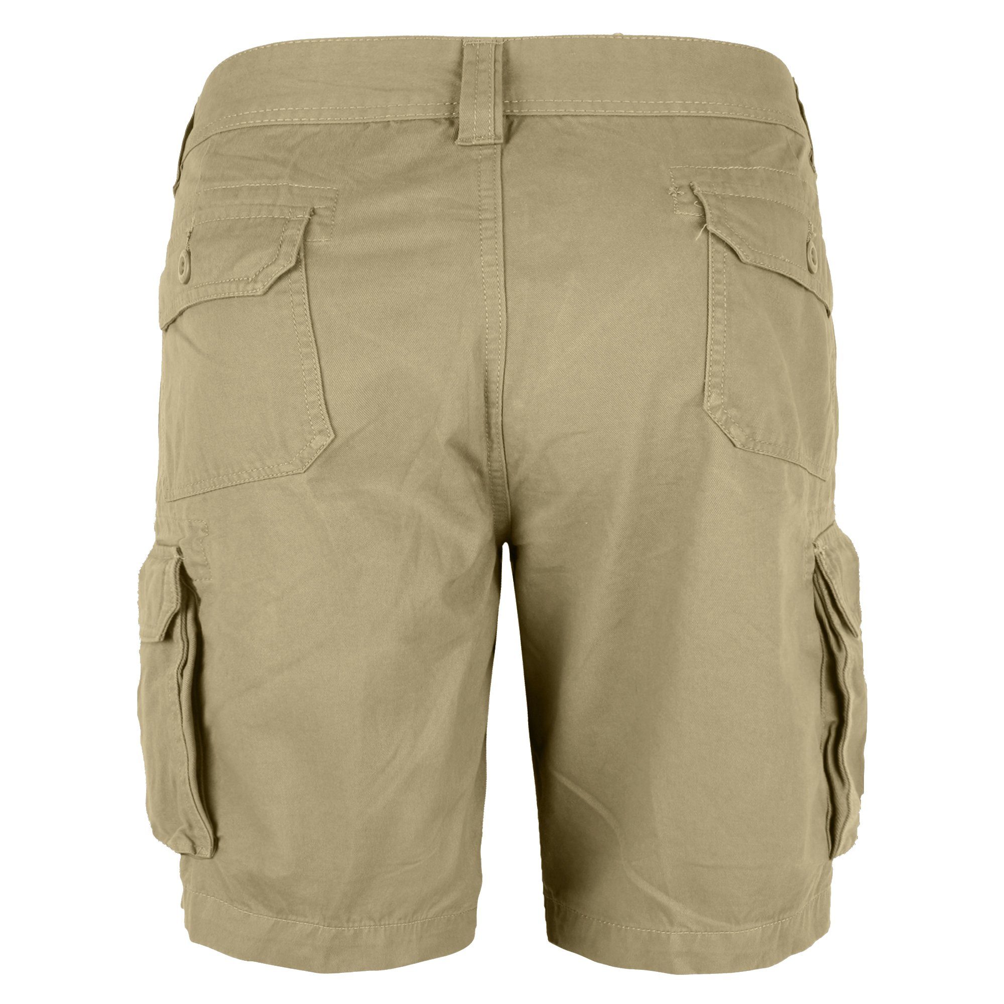 BlauerHafen Cargoshorts Herren Cargo Shorts 100% Baumwolle Hose Normale Pas günstig online kaufen