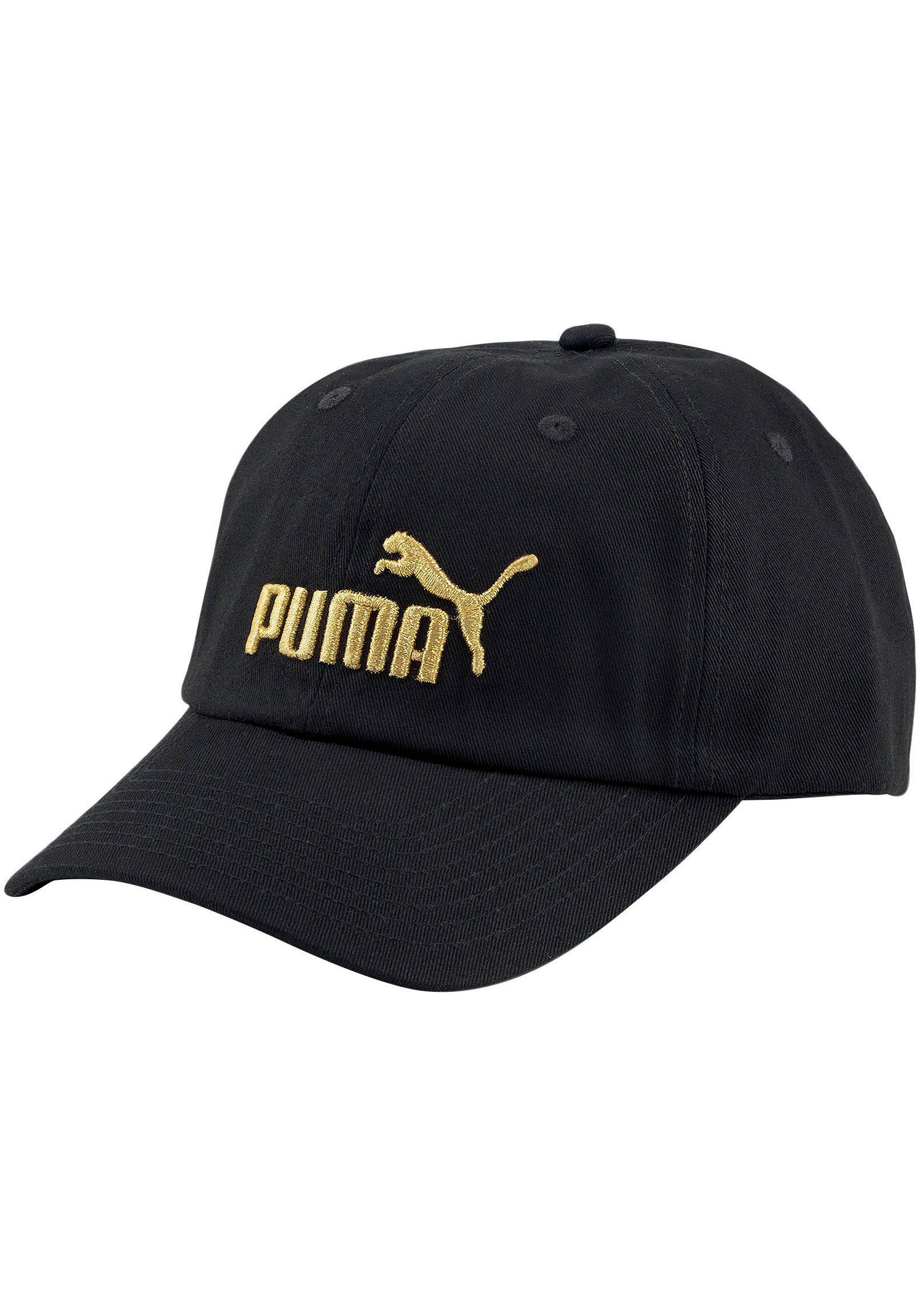 PUMA Baseball Cap ESS NO.1 BB CAP PUMA Black-Gold No1 Logo