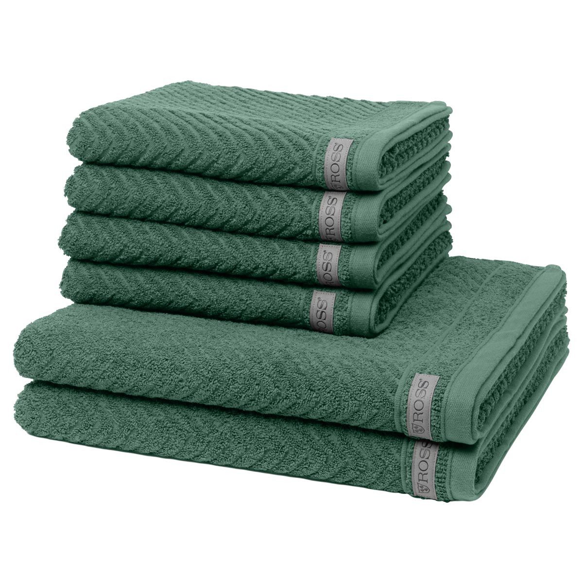 ROSS Handtuch Set Smart, Frottee (Spar-Set, 6-St), 4 X Handtuch 2 X Duschtu günstig online kaufen