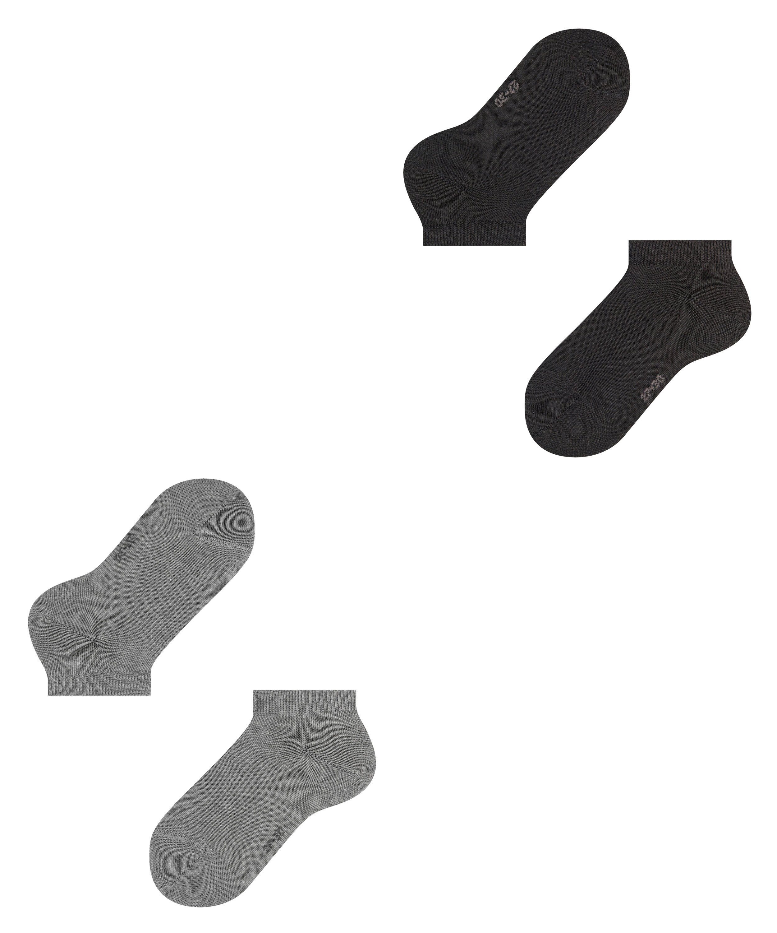 FALKE Sneakersocken FALKE Happy 2-Pack Kinder (2-Paar) Set aus 2 Paar Baumwollsneakern – Bild 5 von 5