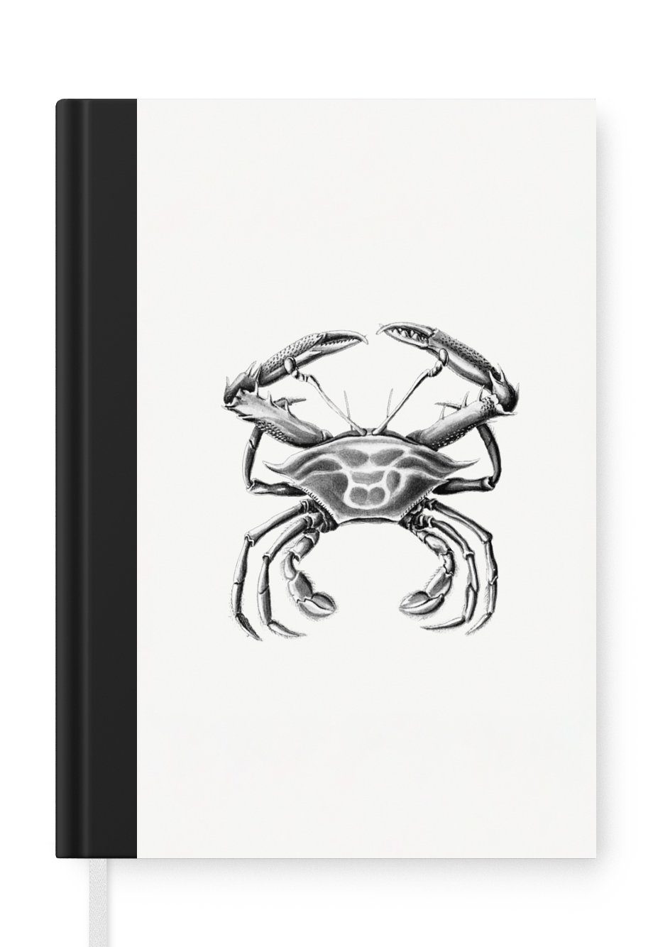 MuchoWow Notizbuch Ernst Haeckel Journal, Krabbe, Tagebuch, Kunst Haushaltsbuch - A5, 98 - Merkzettel, Jahrgang Notizheft, Seiten, 