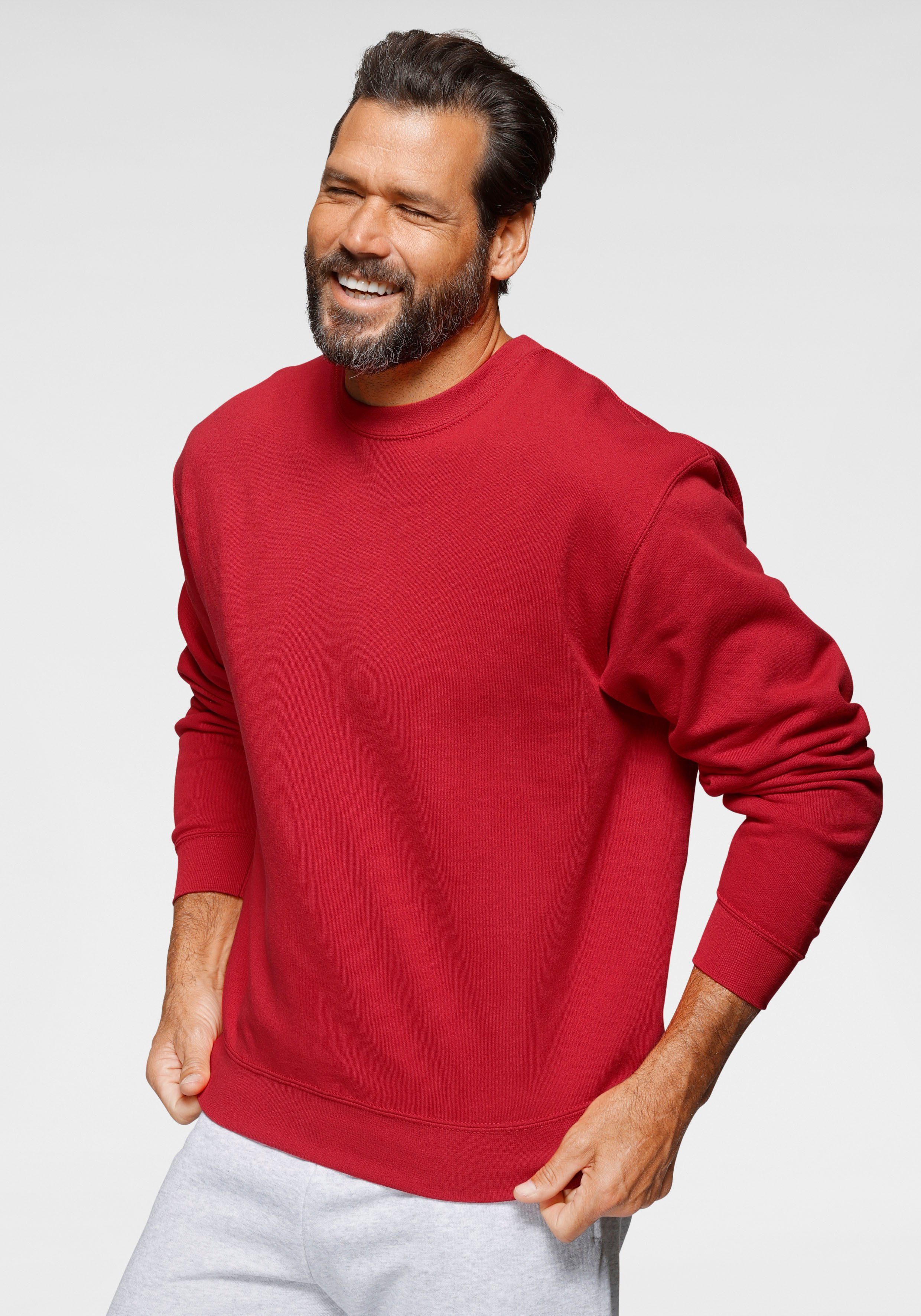 Fruit of the Loom Sweatshirt im unifarbenen Design günstig online kaufen