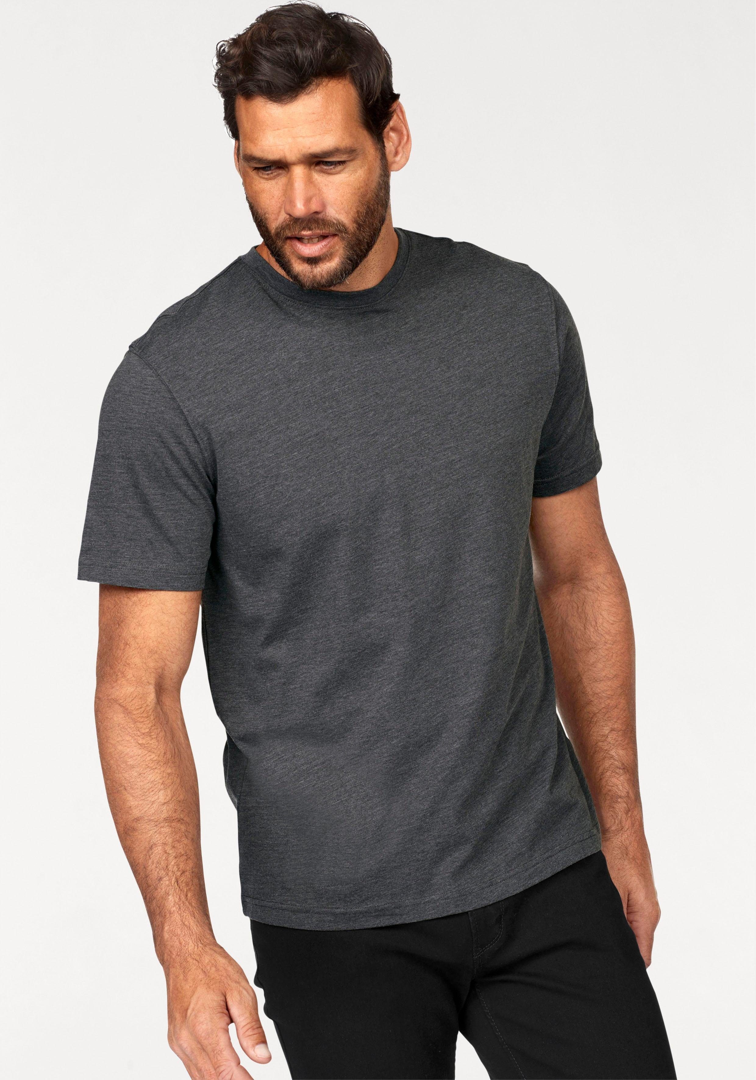 Man's World Rundhalsshirt (2er-Pack) Kurzarm, Basic-Stil, günstig online kaufen