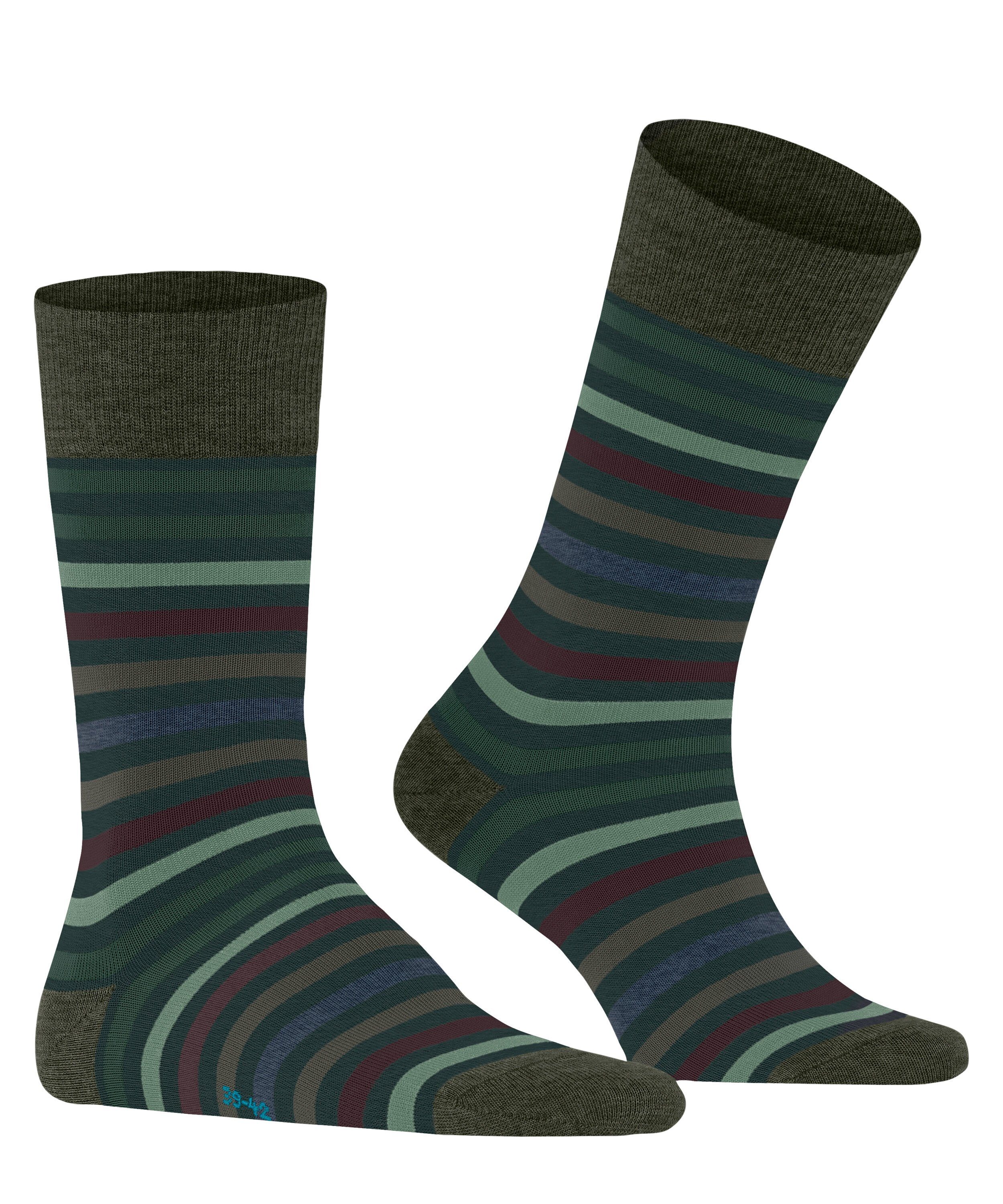 FALKE Socken Tinted Stripe (1-Paar) mit merzerisierter Baumwolle günstig online kaufen