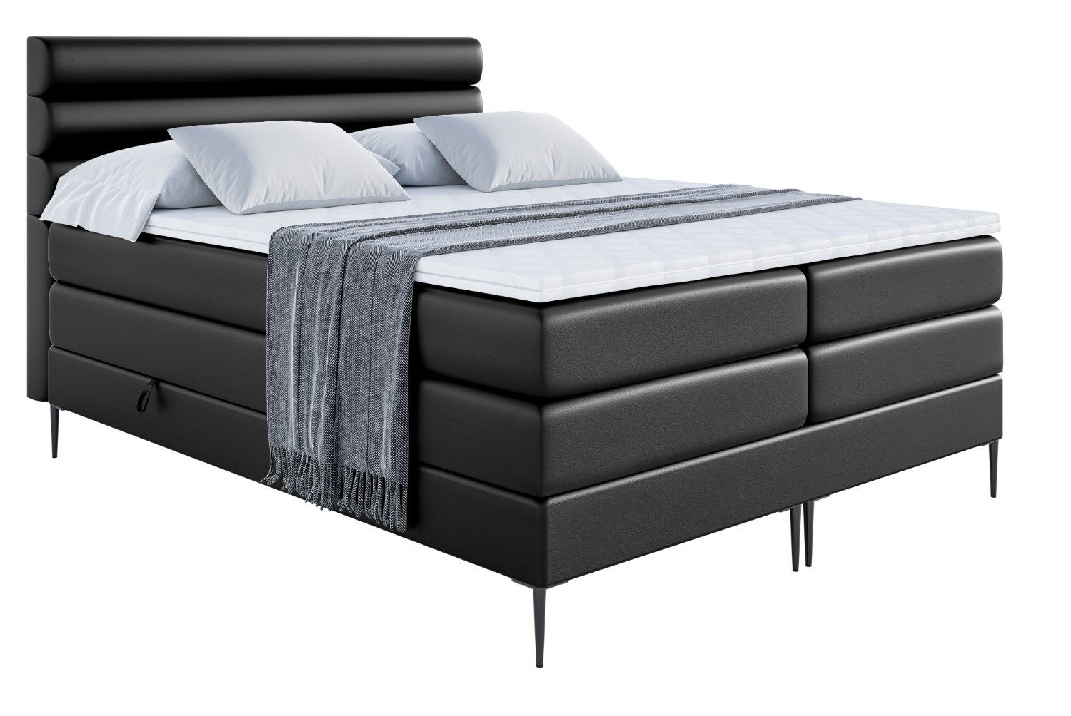 ALTDECOR Boxspringbett CELESTIA-F KING (Multipocket-Matratze H4, günstig online kaufen