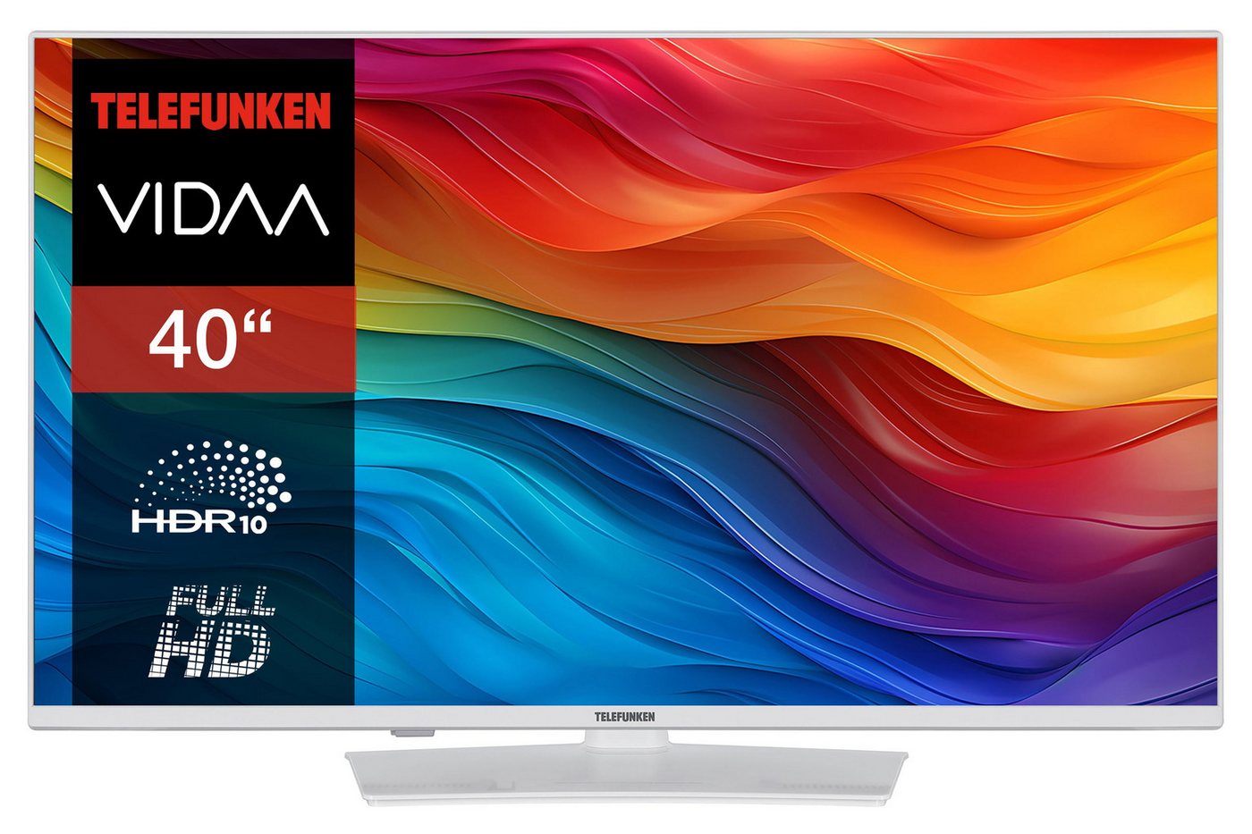 Telefunken XF40VP750M-W LCD-LED Fernseher (102 cm/40 Zoll, Full HD, VIDAA Smart TV, VIDAA Smart TV, HDR, Triple-Tuner) weiß ! RABATT: 10.96% Telefunken XF40VP750M-W LCD-LED Fernseher (102 cm/40 Zoll, Full HD, VIDAA Smart TV, VIDAA Smart TV, HDR, Triple-Tuner) weiß ! RABATT: 10.96%