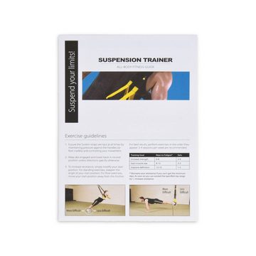 MSports® Schlingentrainer Schlingentrainer inkl. Übungsanleitung, Tragetasche und Door Anker
