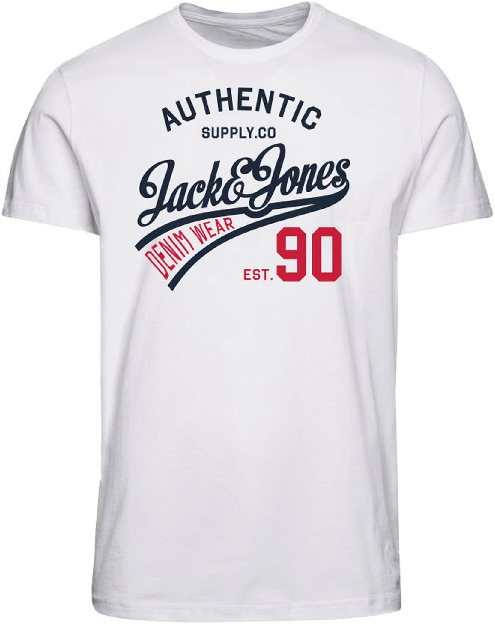 Jack & Jones TEE (Packung, 3PK T-Shirt ETHAN 3er-Pack) 3-tlg