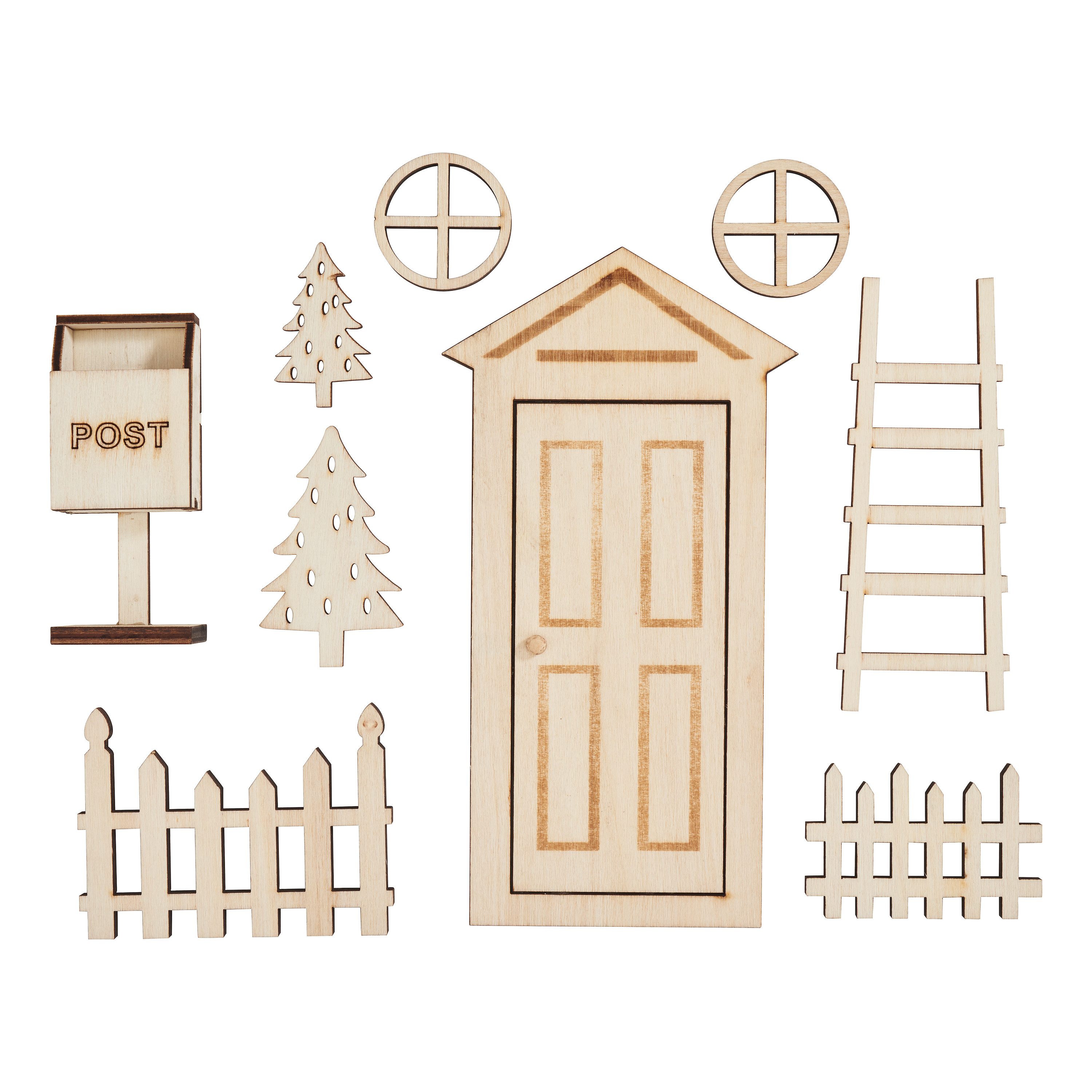VBS Dekofigur Wichteltür-Set Post, 9 Teile günstig online kaufen