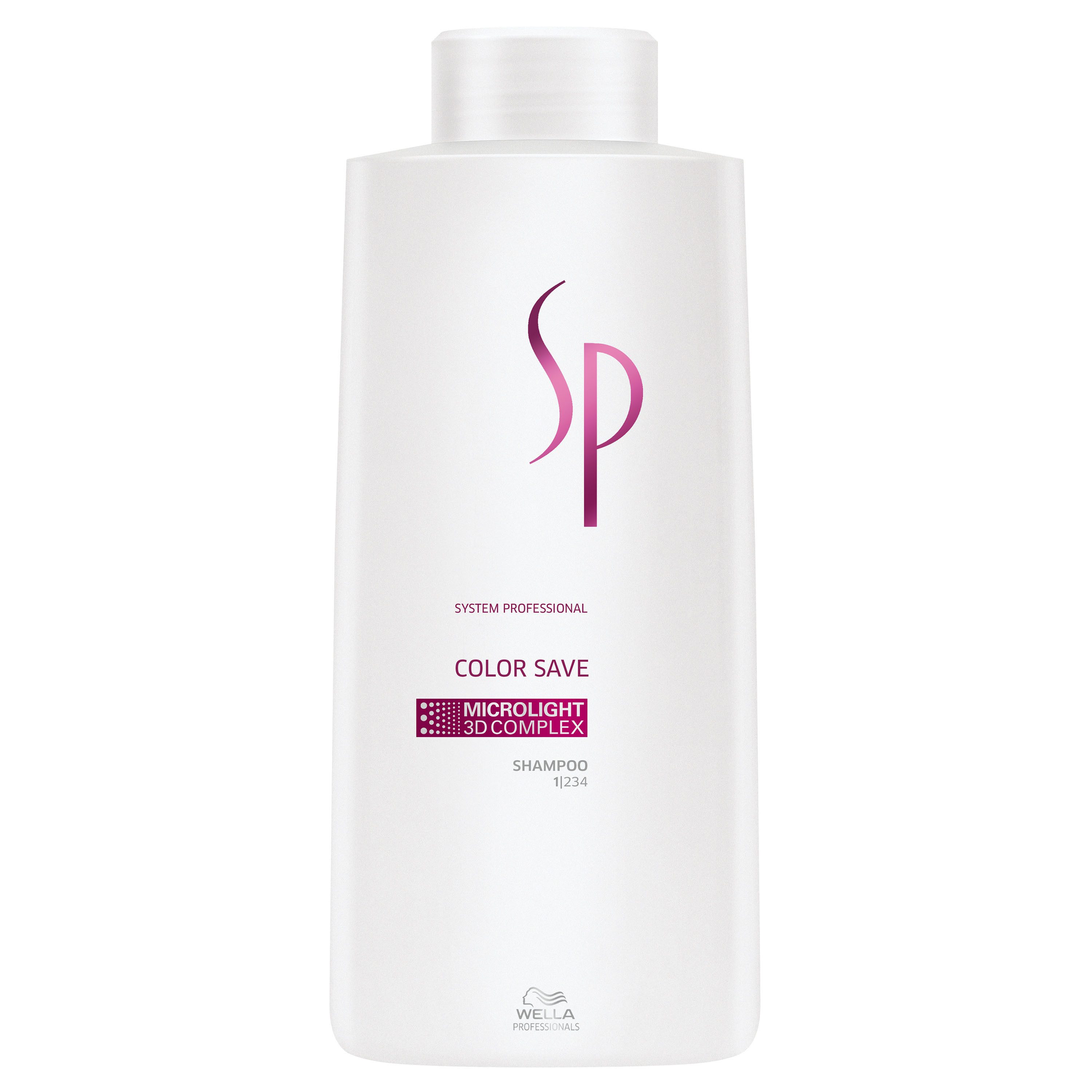 Wella SP Haarshampoo Color Save Shampoo, farbschützend, einfache Anwendung, pflegend