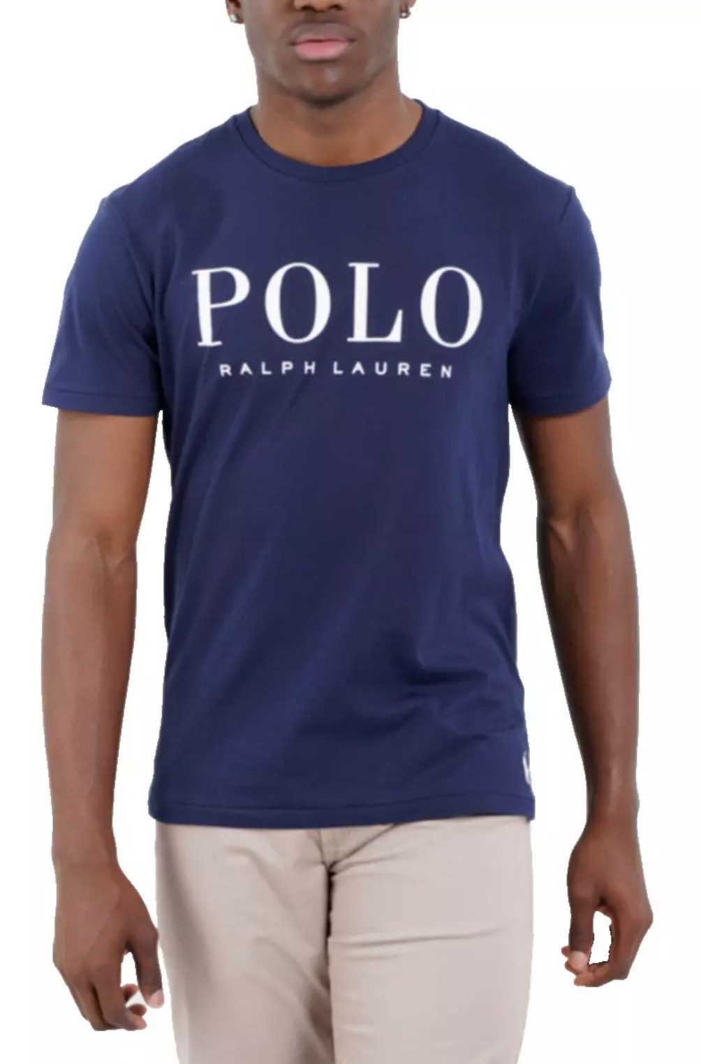 Polo Ralph Lauren T-Shirt Logo Pony Custom Slim Fit Medium Pony-Stickerei am linken Saum