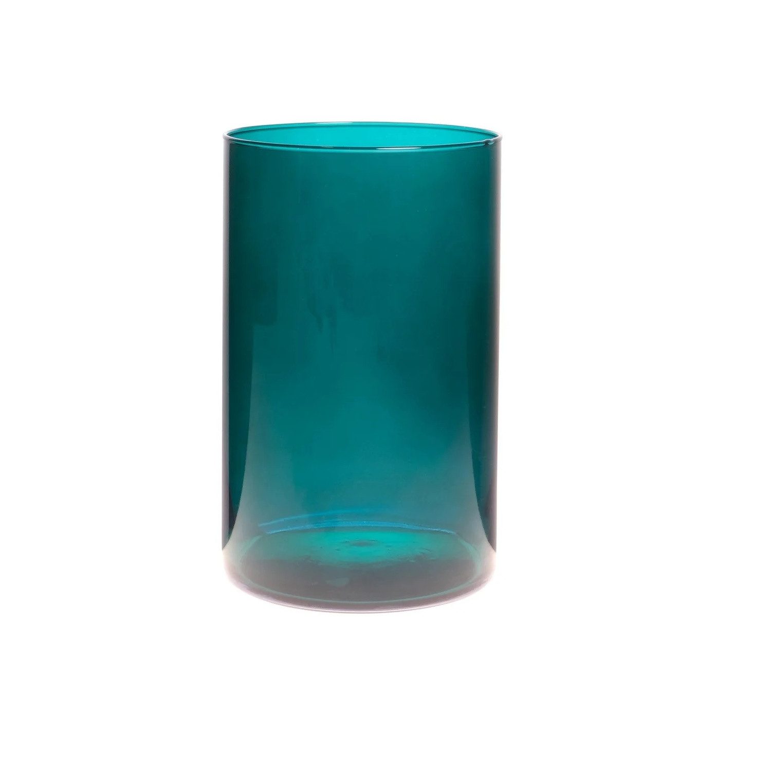 Hakbijl Glass Dekovase Blau, Durchmesser 18 cm
