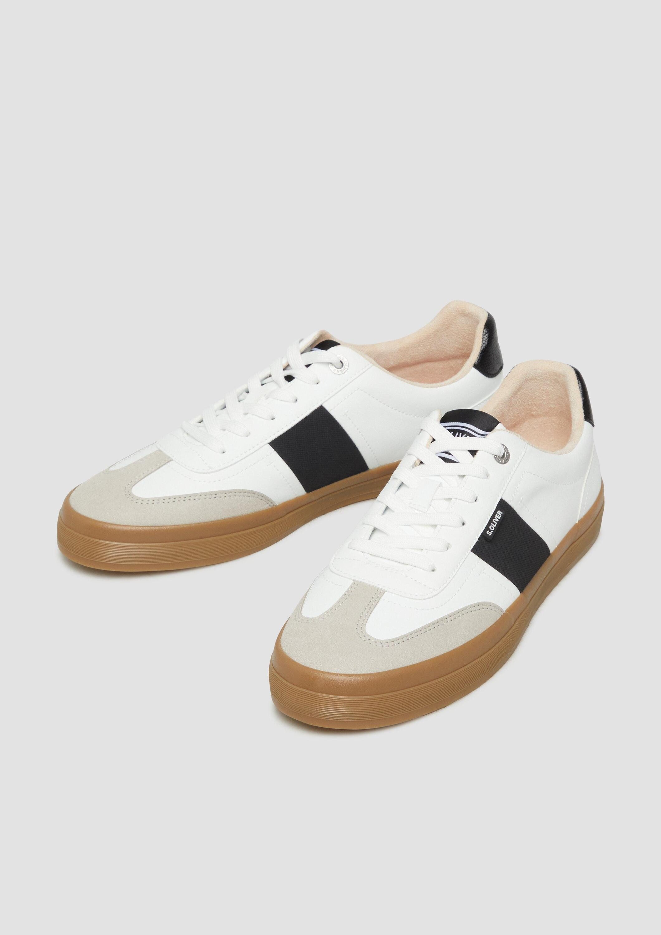 s.Oliver Sneakers Sneaker Multicolor-Sneaker mit Streifen-Detail