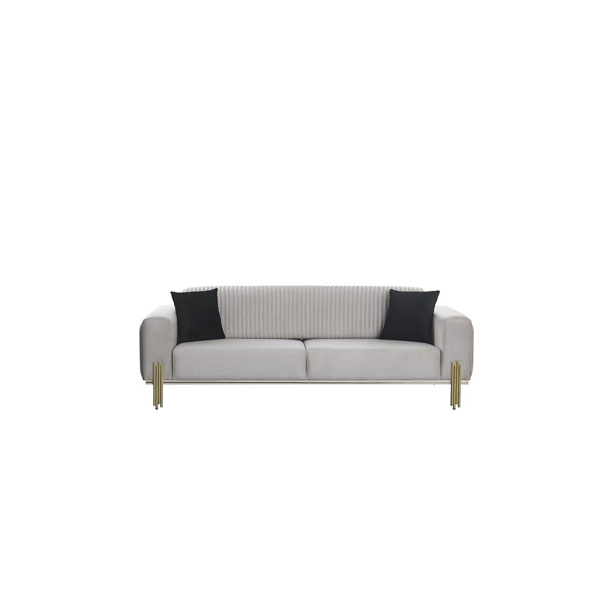 Polstermöbel Europa 3-Sitzer Teile, Sofa Moderne Dreisitzer 1 JVmoebel Weißer in Wohnzimmermöbel Neu, Made