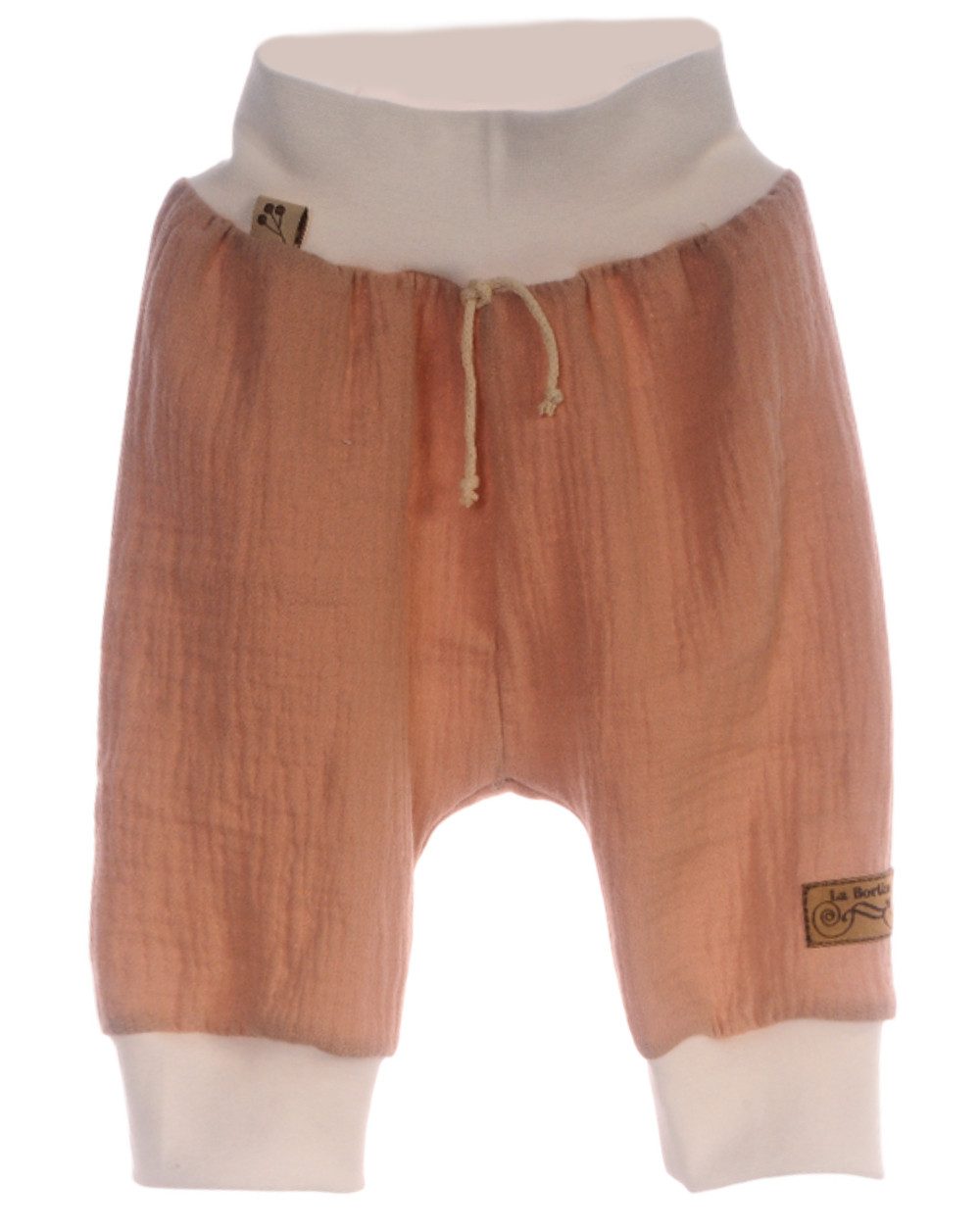 Schlupfhose Baby Hose Pumphose aus Musselin Babyhose unisex für Neugeborene