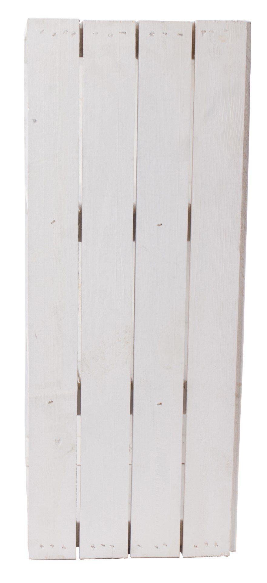 Kistenkolli Altes Land Allzweckkiste Regalkiste "Willi" in weiß mit zwei Schubladen 68x40x31 (Spar-Set, Schmale Kiste und kleine Kiste)