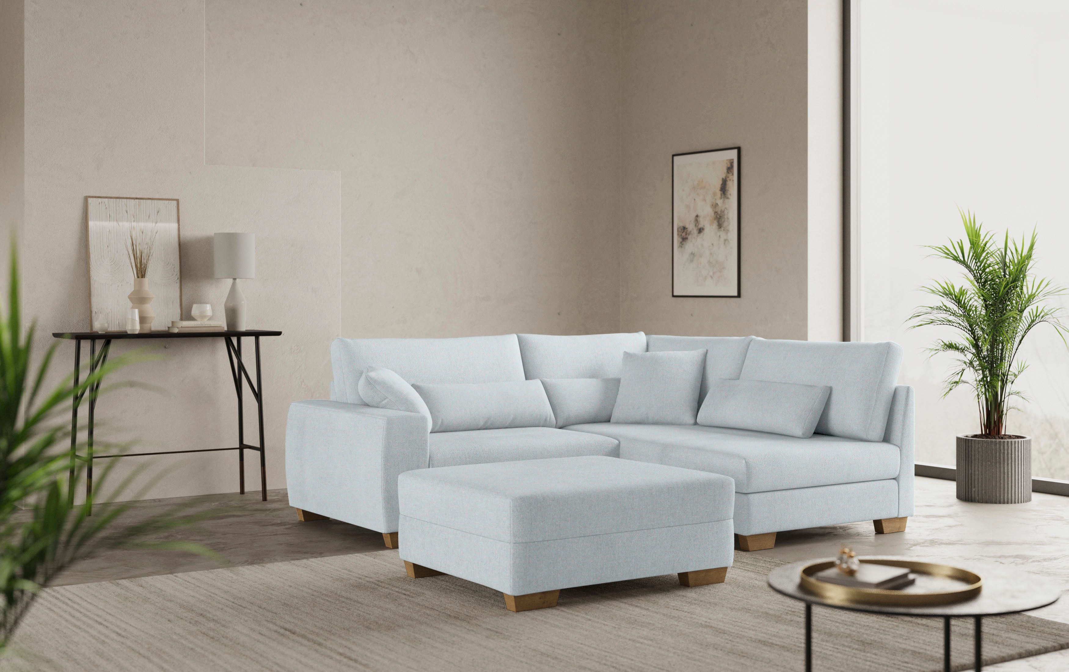 Mr. Couch Hocker Helena, Mit Federkern, günstig online kaufen