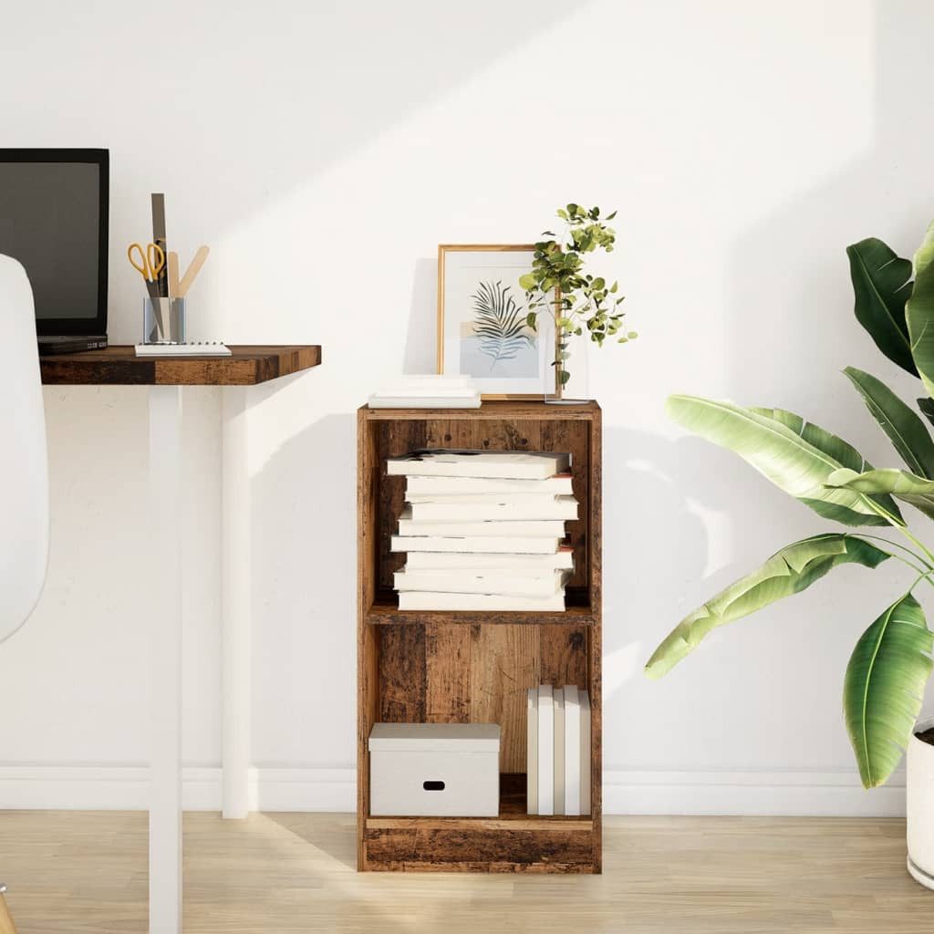 vidaXL Bücherregal Bücherregal Altholz-Optik 40x24x76 cm Holzwerkstoff, 1-tlg.