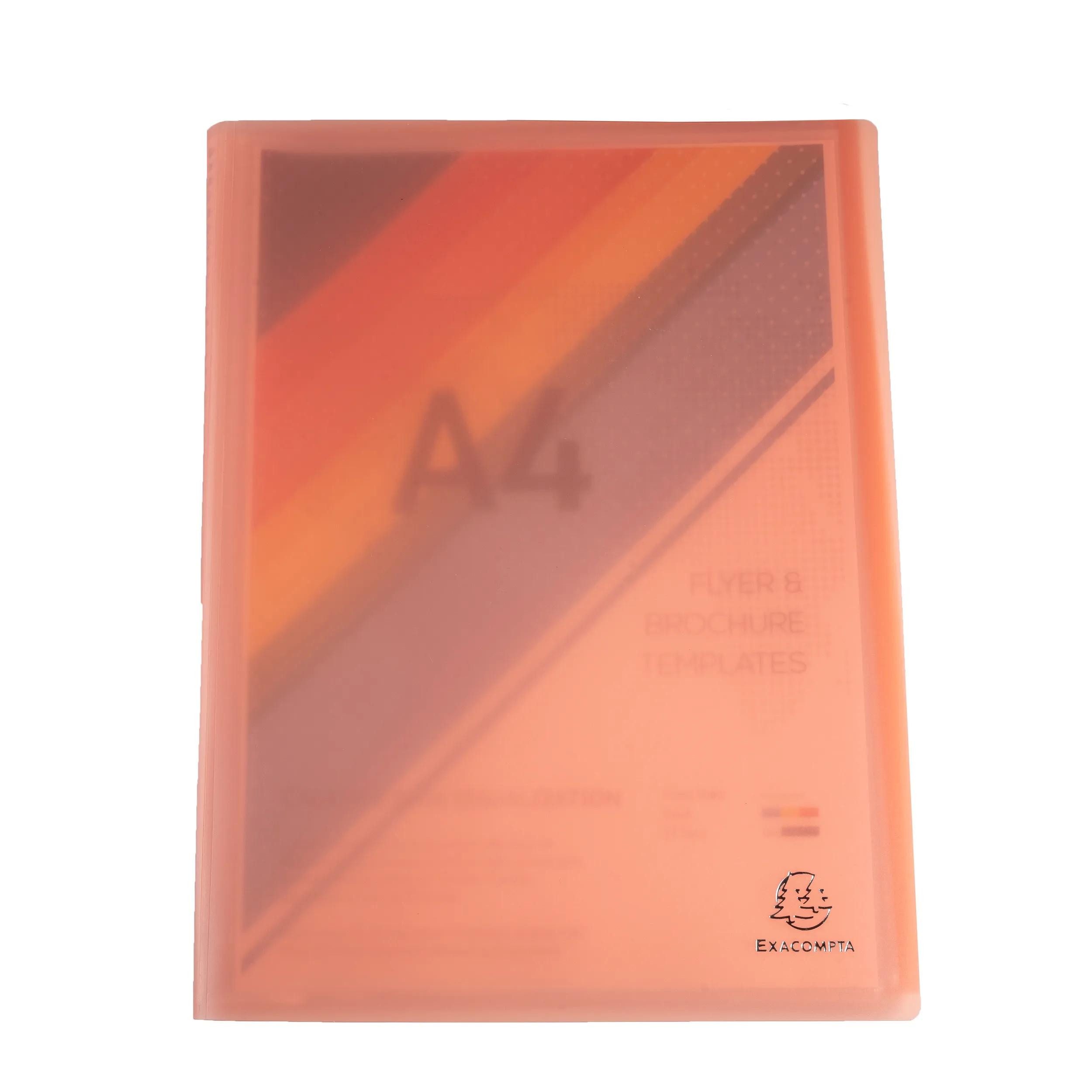 EXACOMPTA Prospekthülle 8x Sichtmappe A4 mittelfestem PP, 60 Hüllen, sortiert, 88670E, Sichtmappen geschweisst