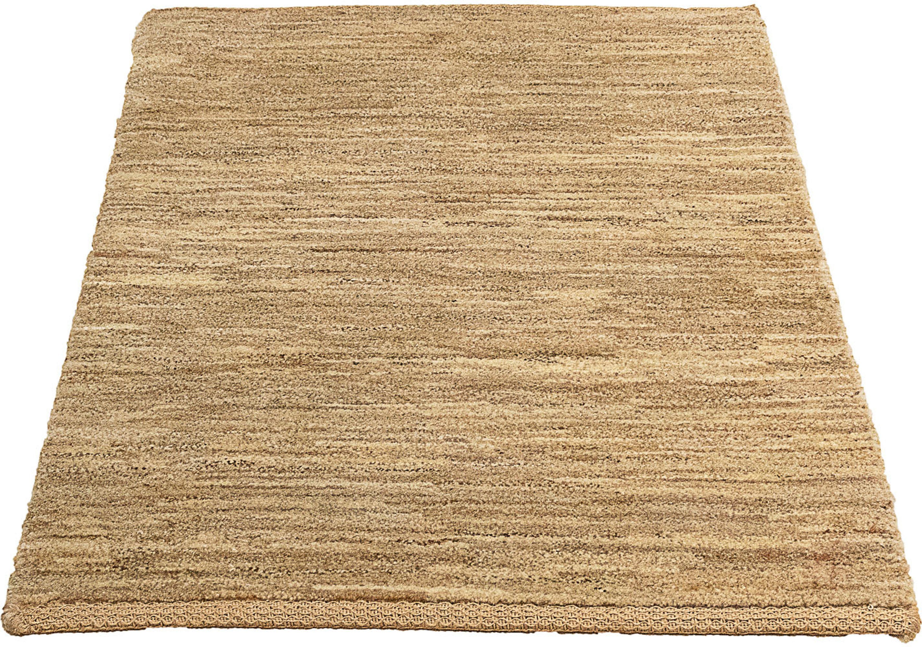 Wollteppich Gabbeh - Perser - 102 x 76 cm - mehrfarbig, morgenland, rechteckig, Höhe: 18 mm, Wohnzimmer, Handgeknüpft, Einzelstück mit Zertifikat | Kurzflor-Teppiche