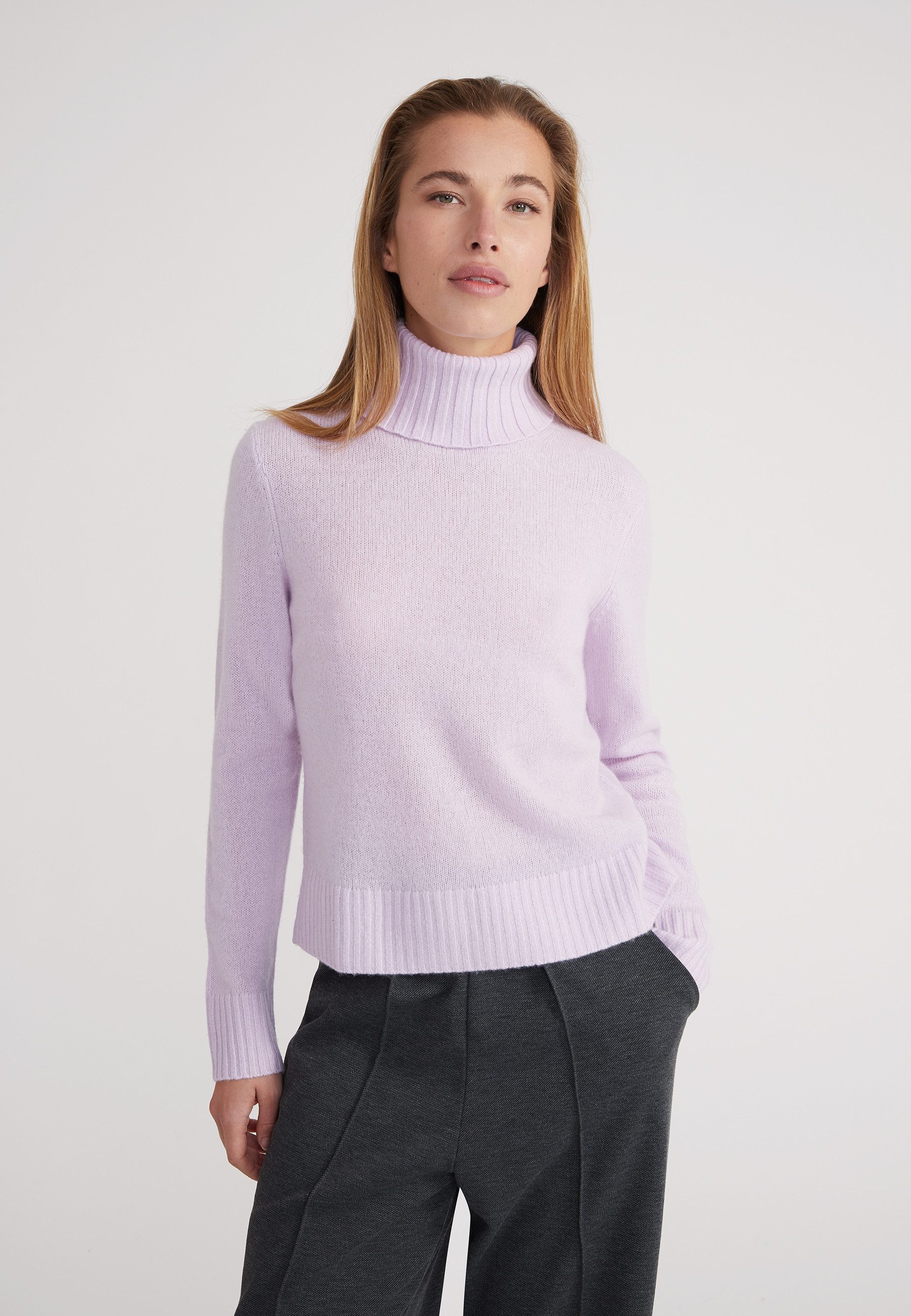Kaschmirpullover Rollkragenpullover Regular aus 100% Kaschmir